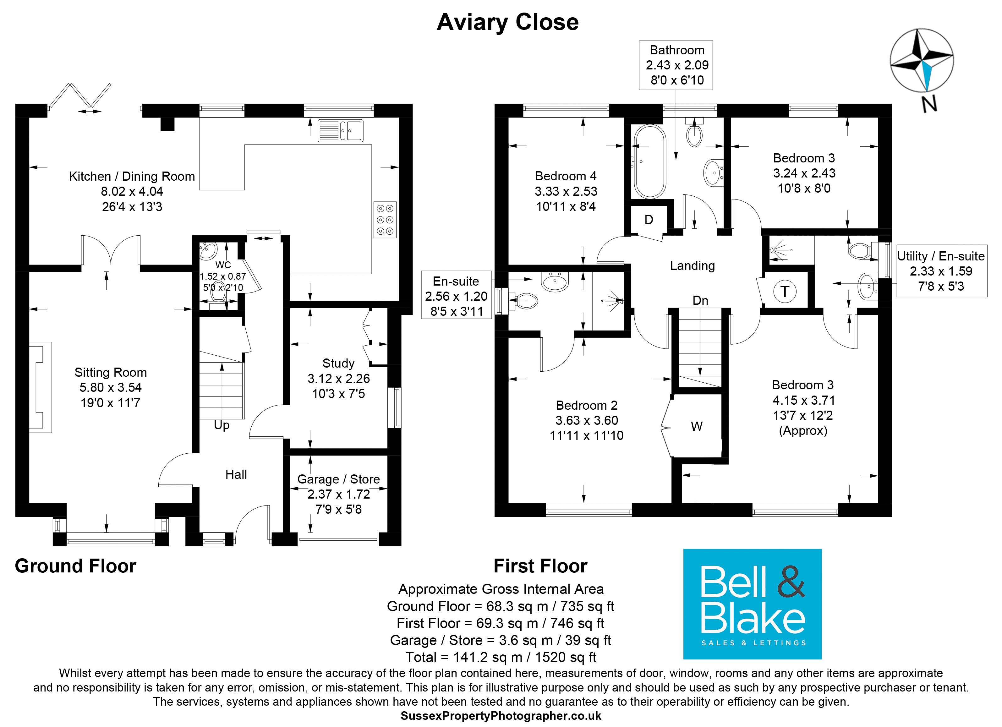 9, Aviary Close, Chichester floorplan
