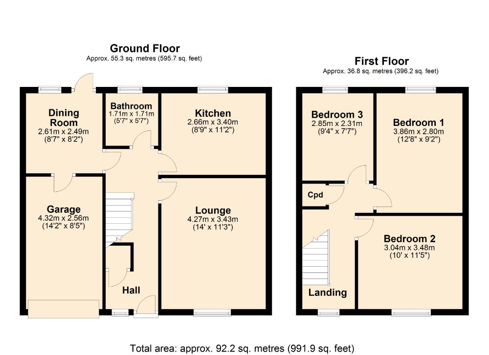 3 Bedrooms Semi-detached house for sale in Moores Close, Bugbrooke, Northampton NN7