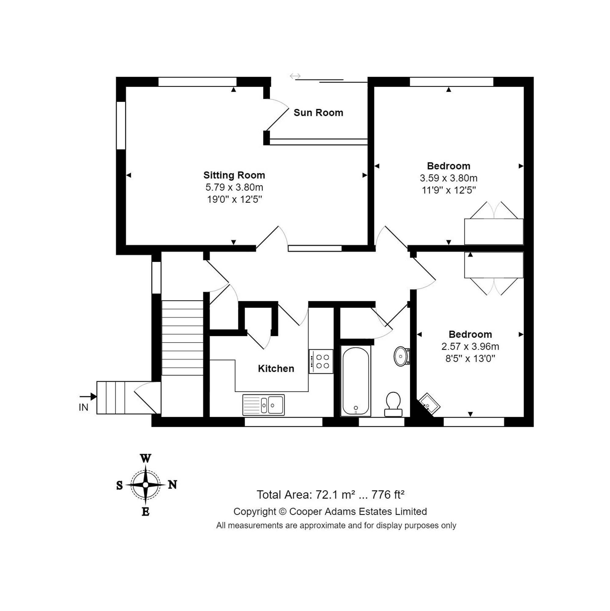8 Forbon Court, Littlehampton floorplan