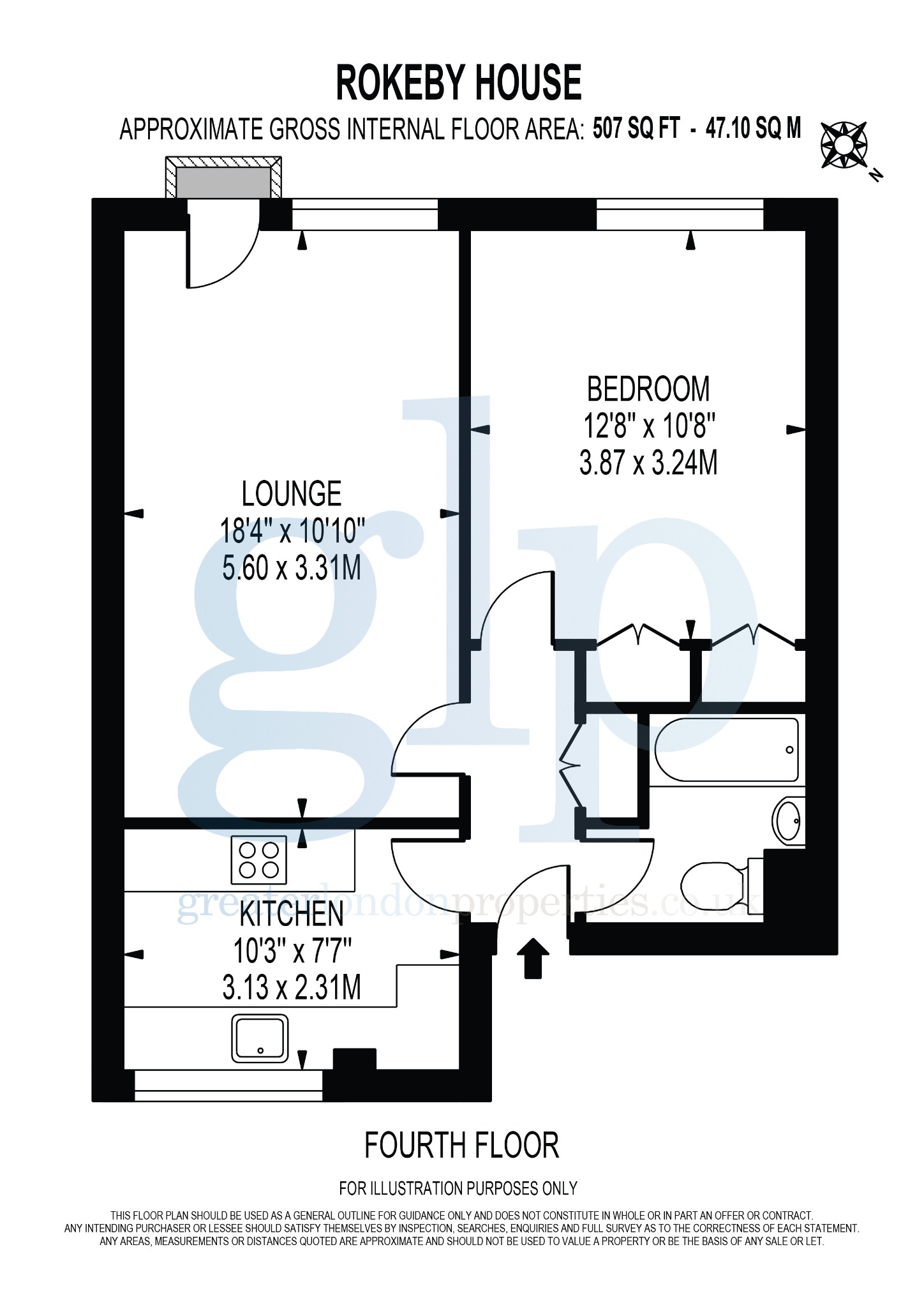 Flat 17  Flat 17, Lambs Conduit Street, London floorplan