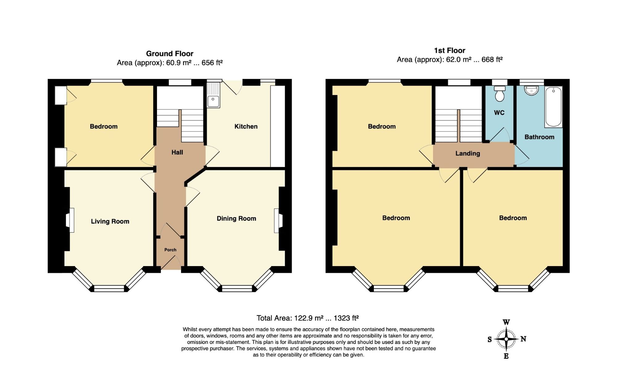 53 St. Georges Road, Newquay floorplan