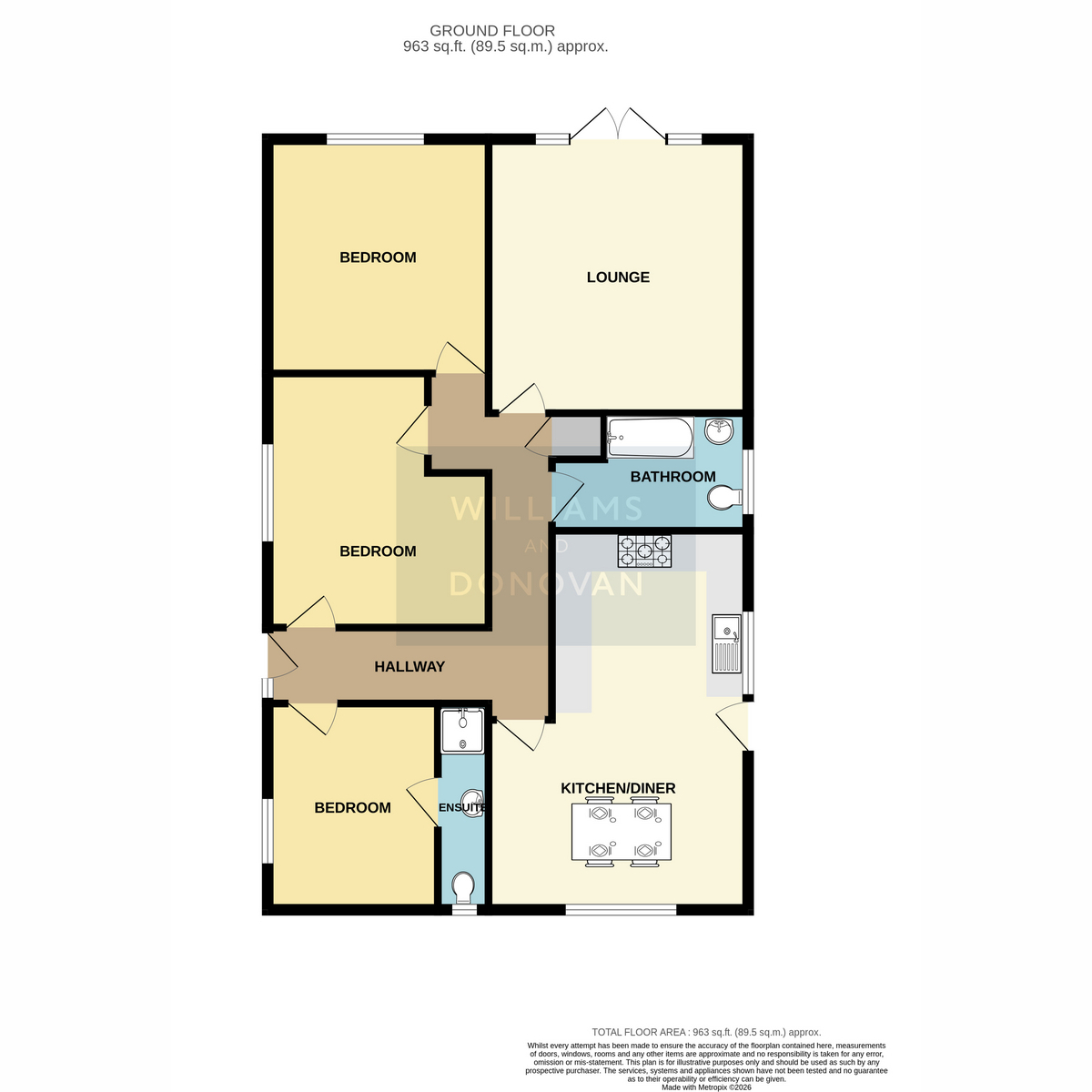80, Chesterfield Avenue, Benfleet floorplan