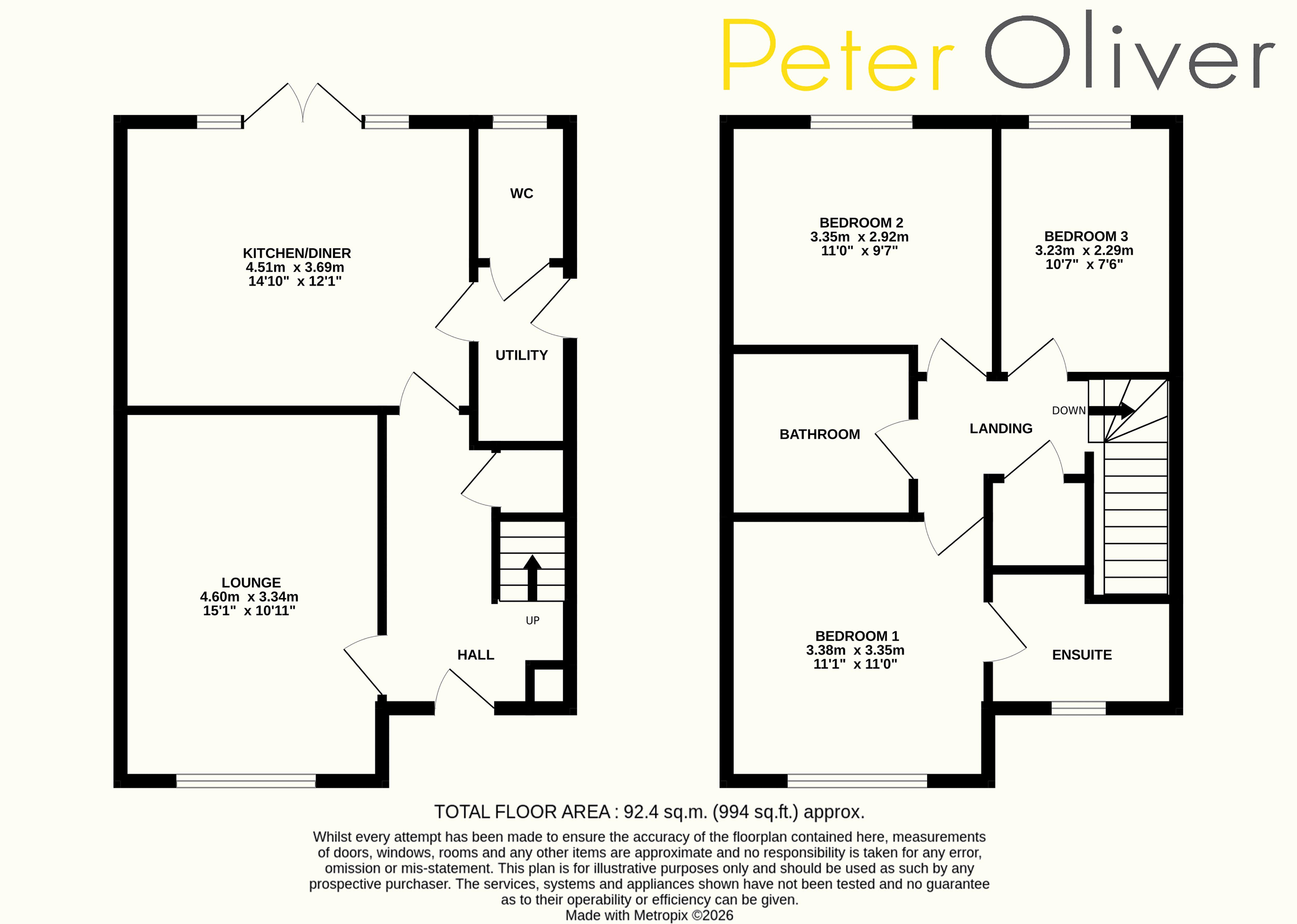 27 Claygate Road, Crowborough floorplan