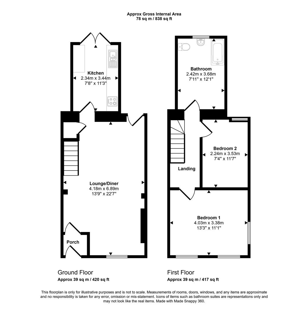 23, Honeyborough Green, Milford Haven floorplan