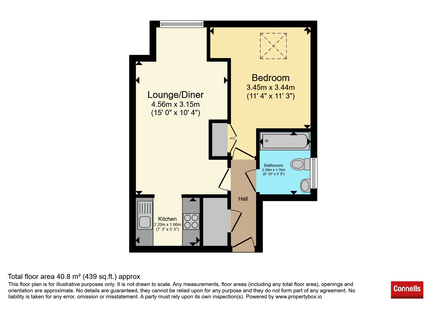 30, Home Mead House, Middlebridge Street, Romsey floorplan