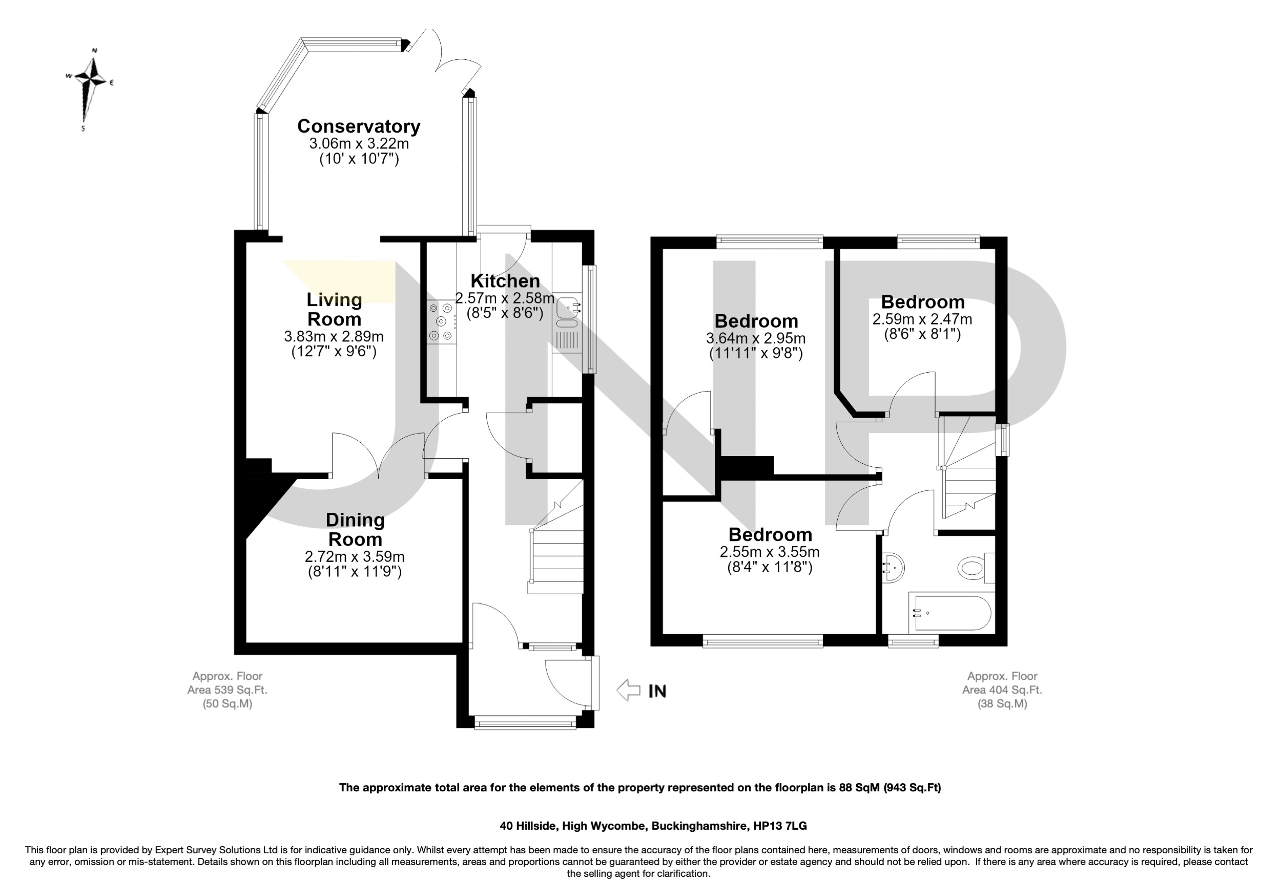 Hillside, Buckinghamshire floorplan