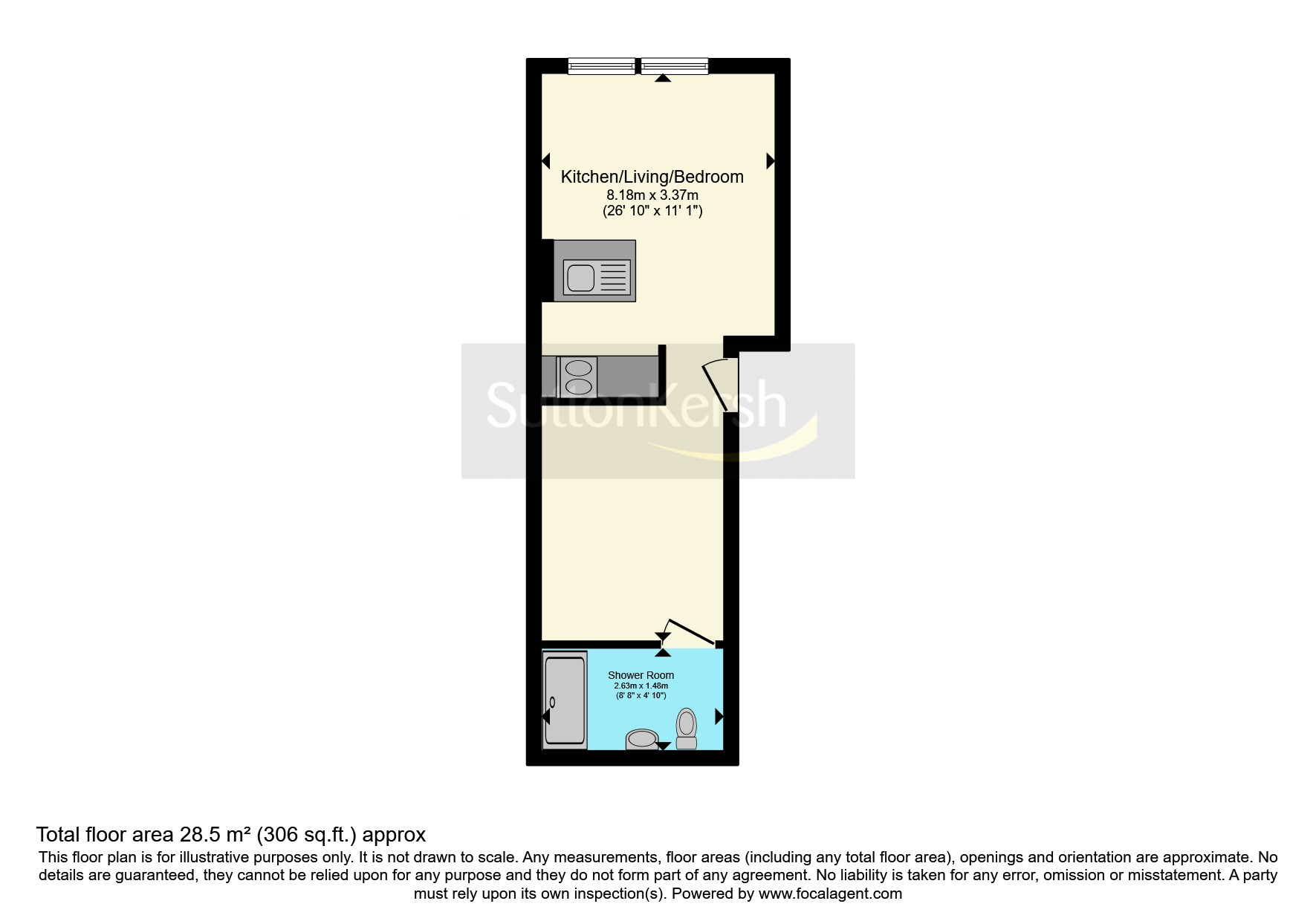 CS5, 222, St Cyprians, Merseyside floorplan