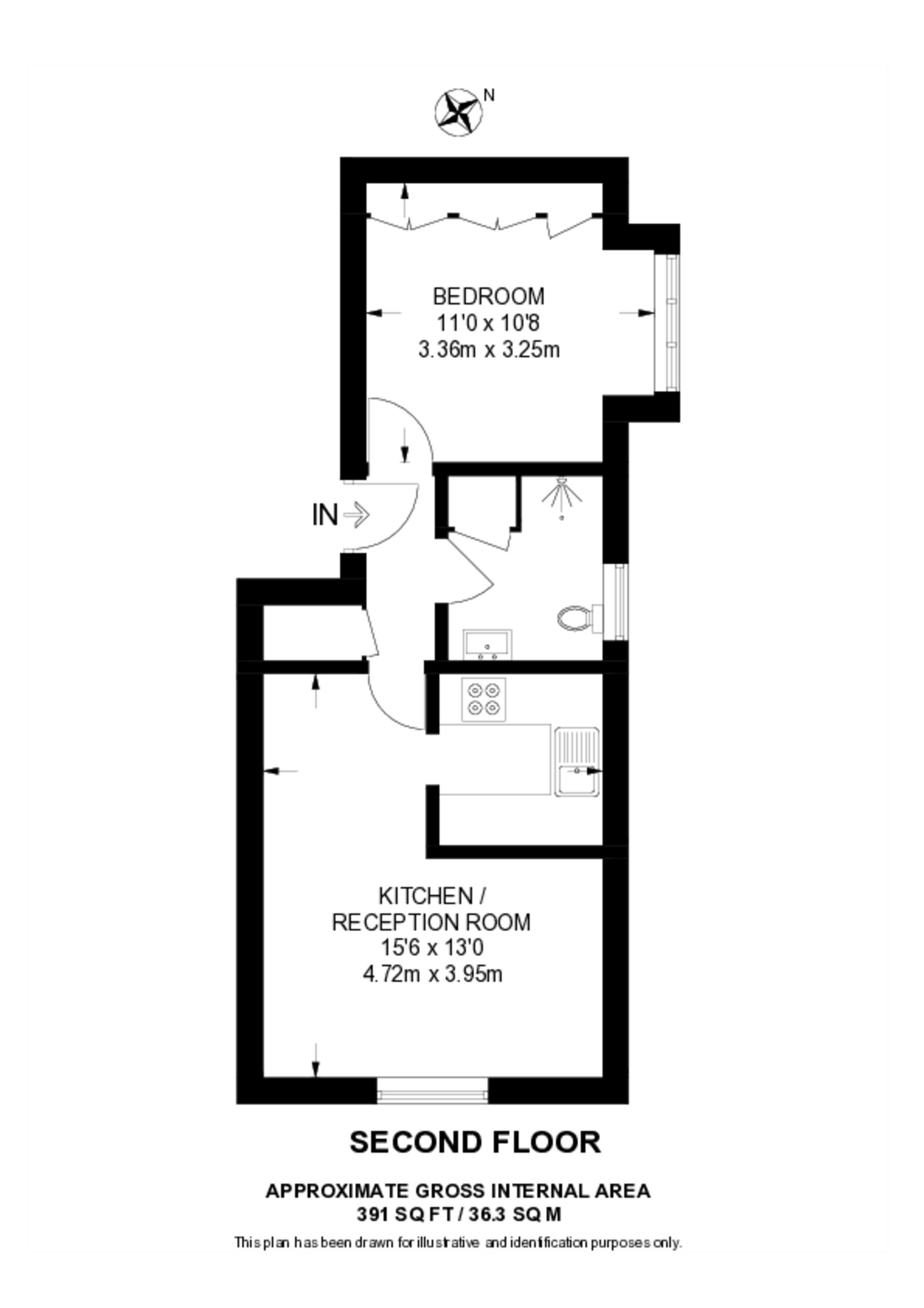 Carlisle Way, Tooting floorplan