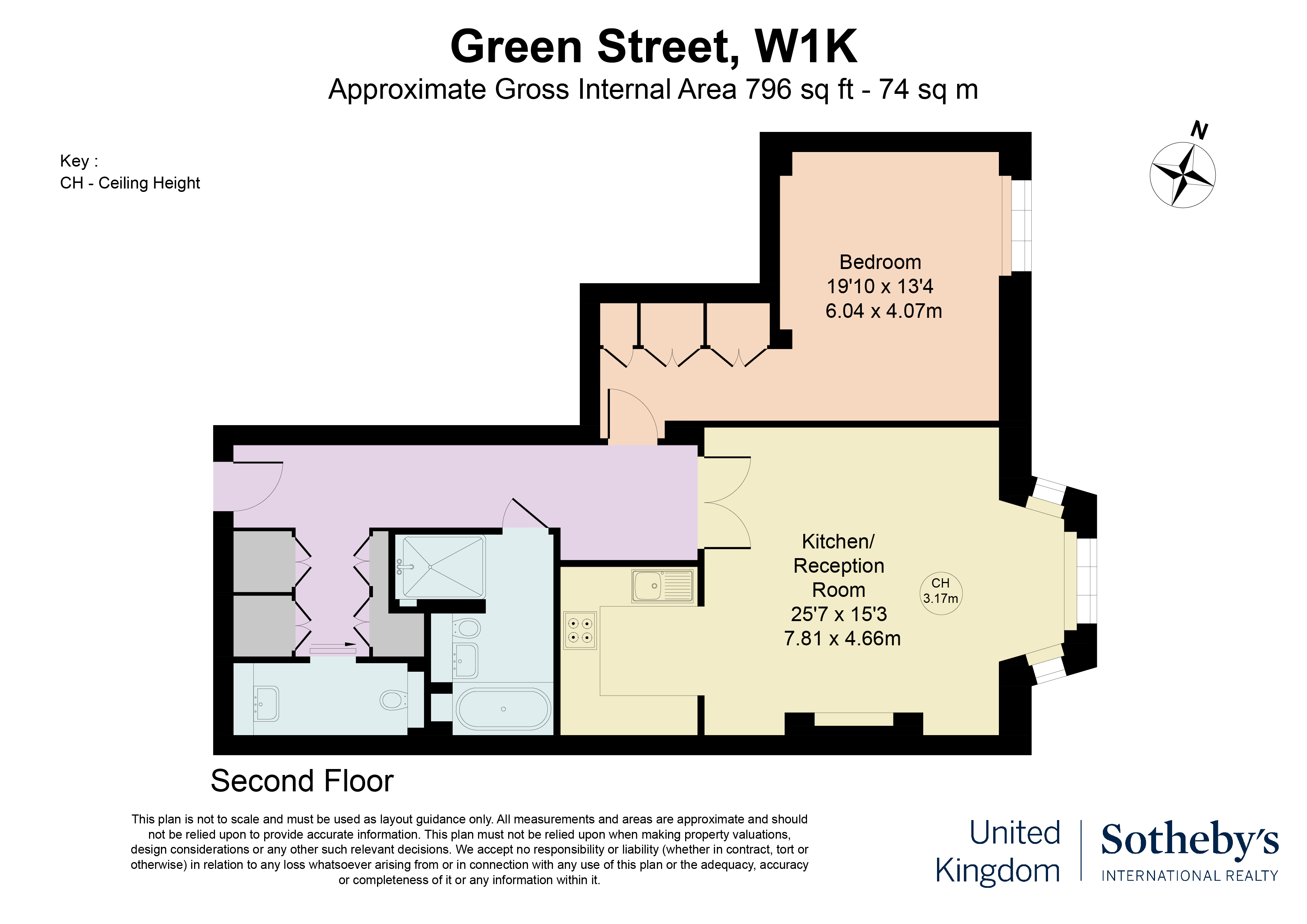 62, 62 Green Street, London floorplan