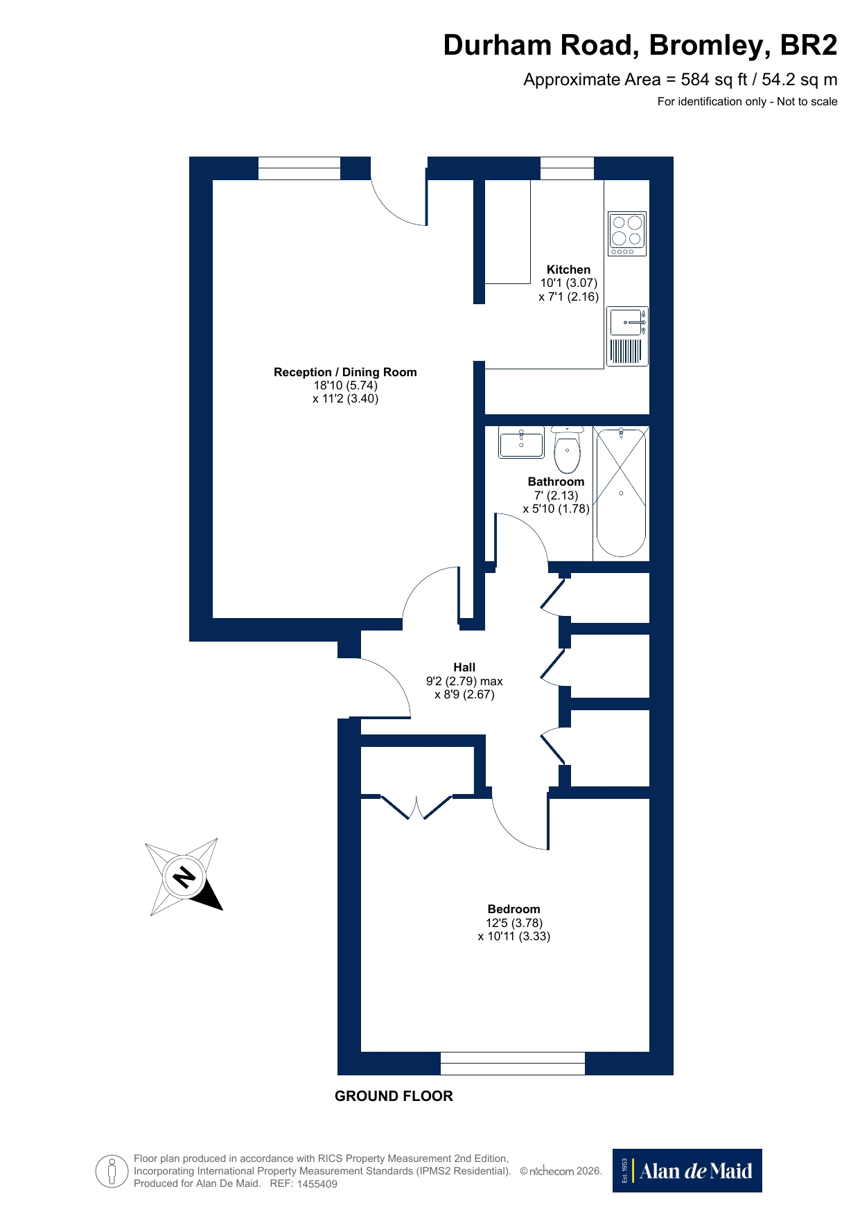Flat 10, Eccleshill, 5, Durham Road, Bromley floorplan