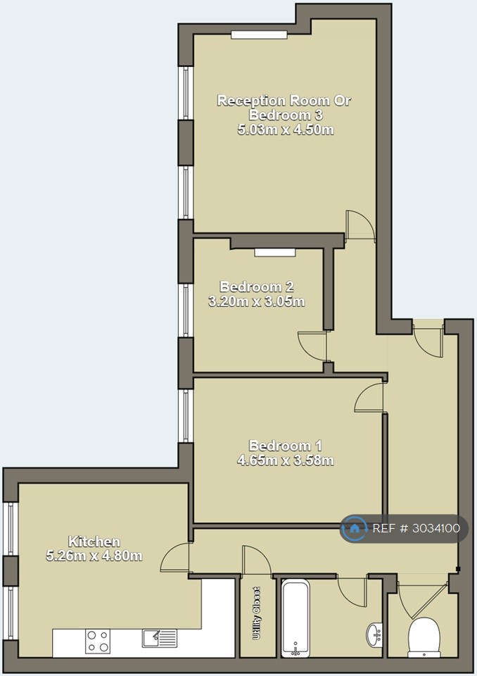 Flat, Bristol House Southampton Row, London floorplan