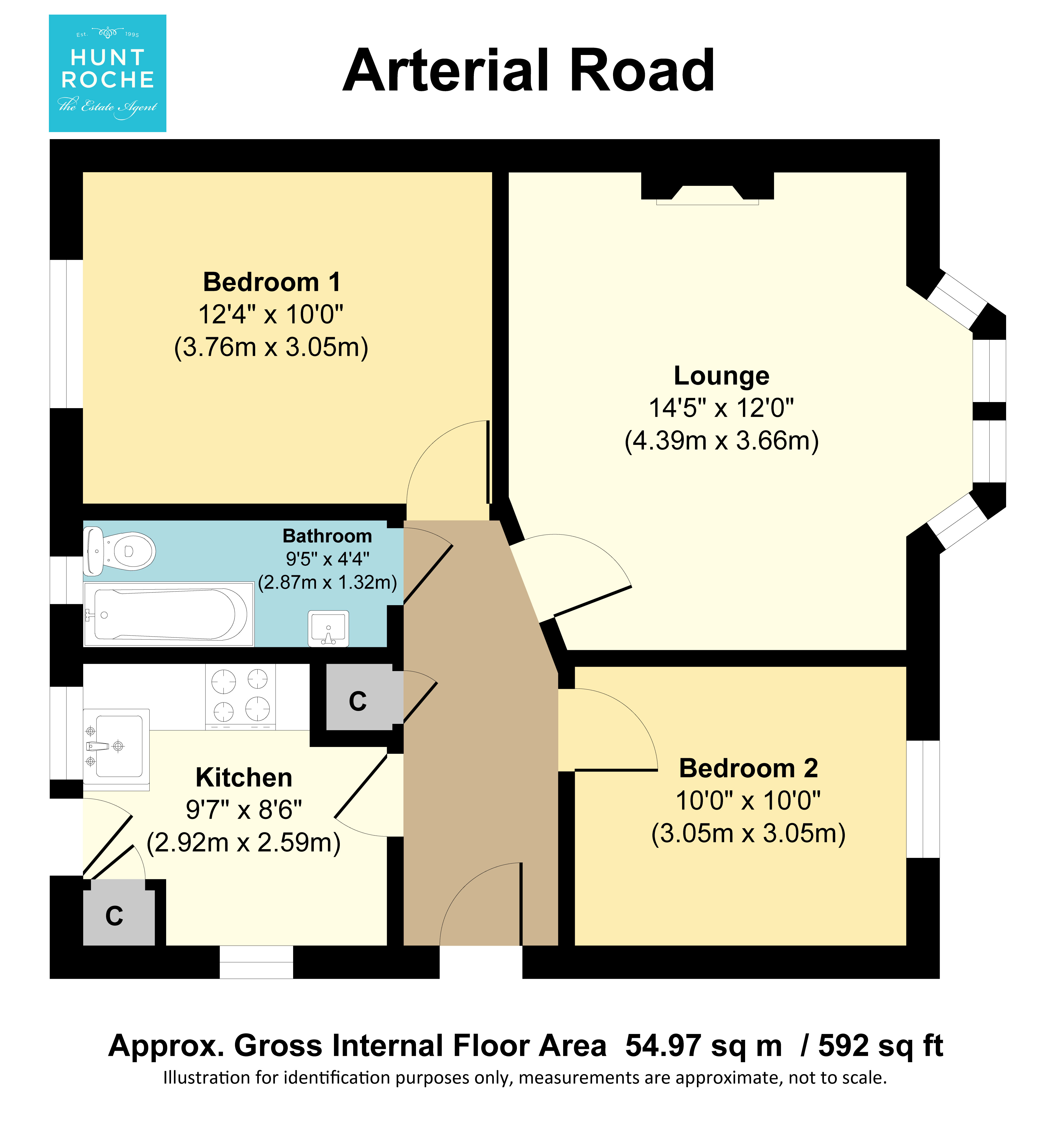 441, Arterial Road, Essex floorplan