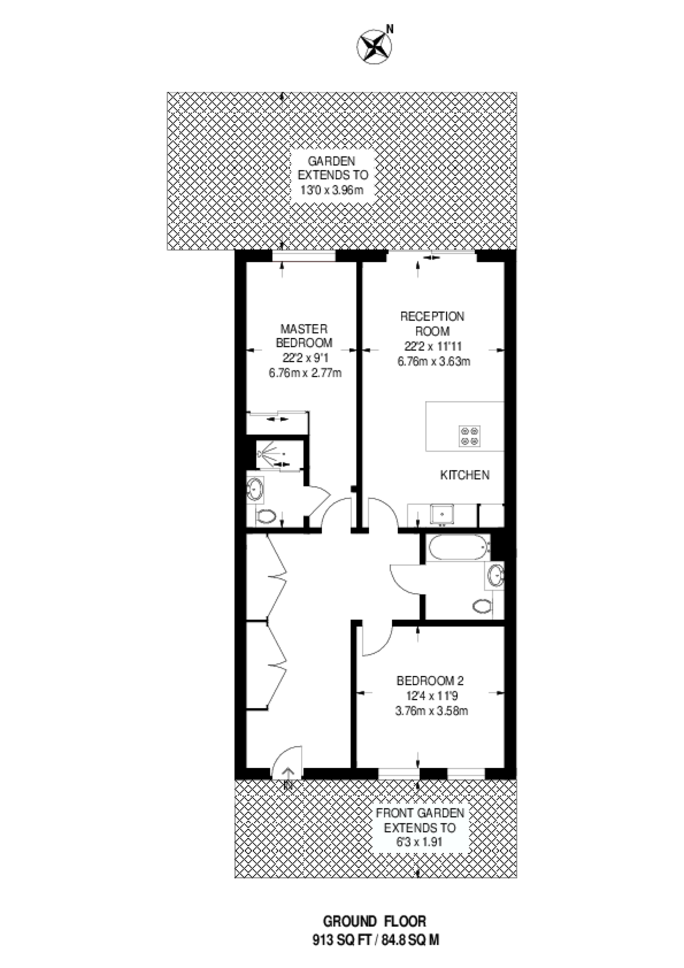 Allcroft Road, Kentish Town floorplan