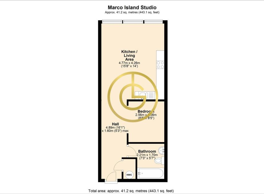 Apartment 308, Marco Island, Nottingham floorplan