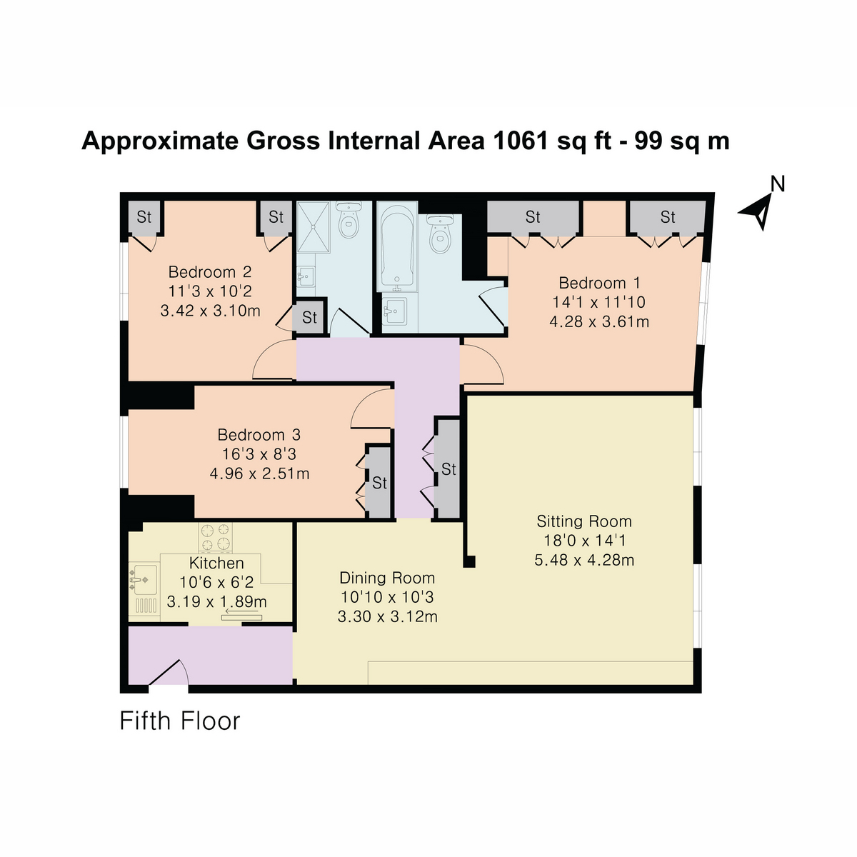 Flat 15, 89, Piccadilly, London floorplan
