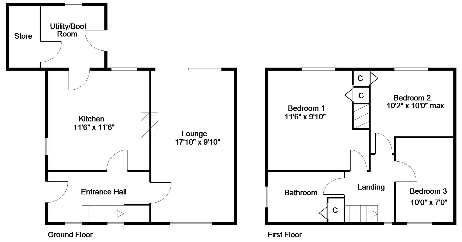 27, Cliff Crescent, Doncaster floorplan