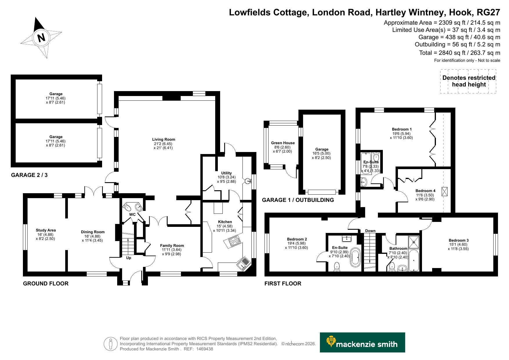 Lowfields Cottage,, Hartley Wintney, Hampshire floorplan