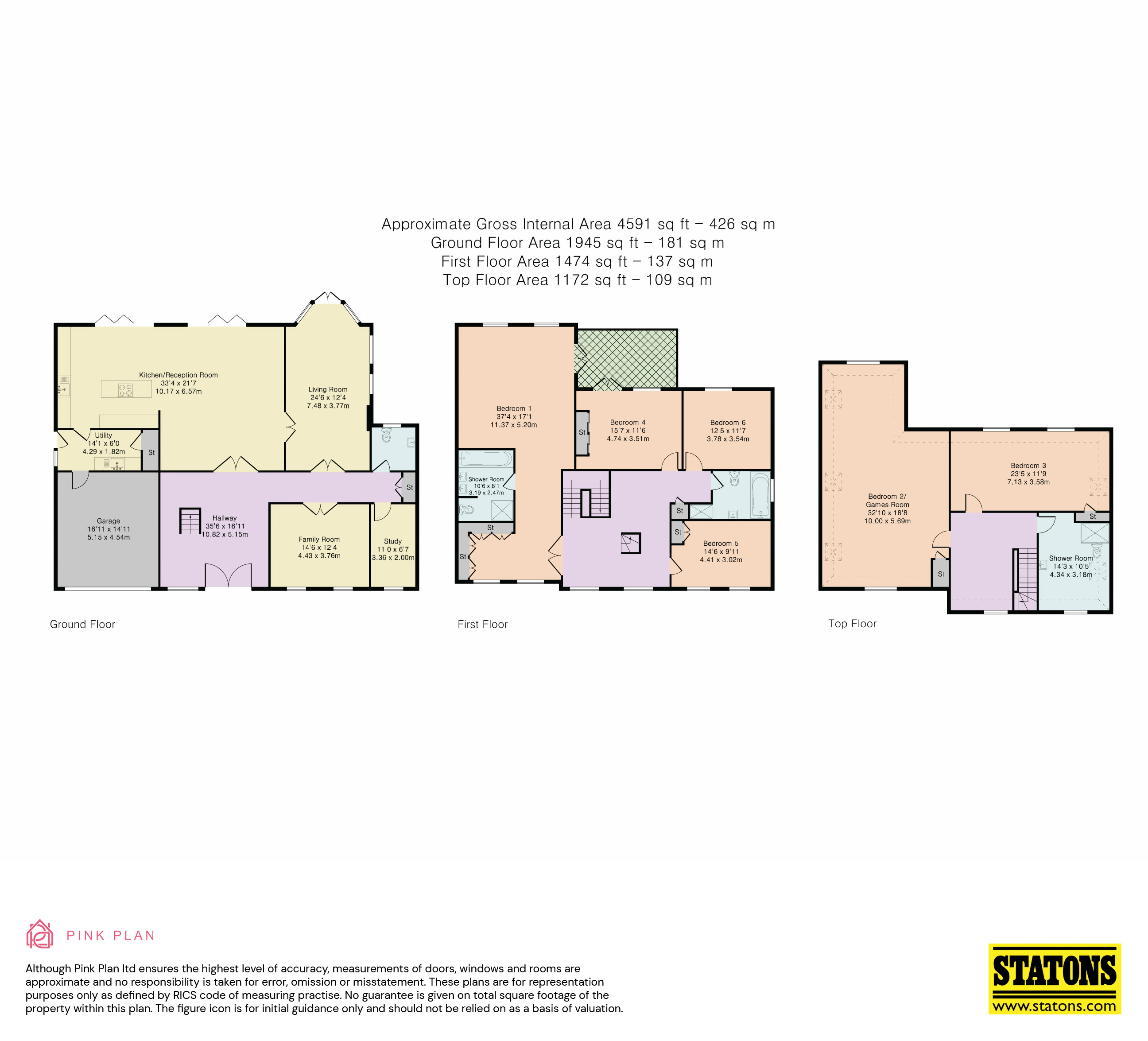 74, Waggon Road, Hadley Wood floorplan