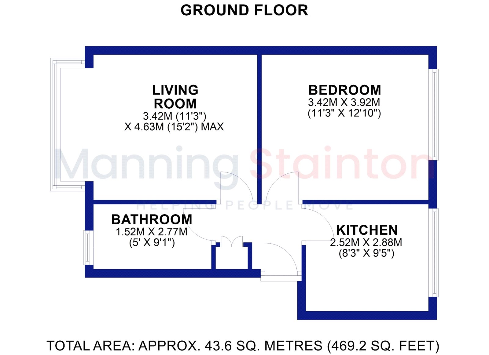 3, Princes Court, Leeds floorplan