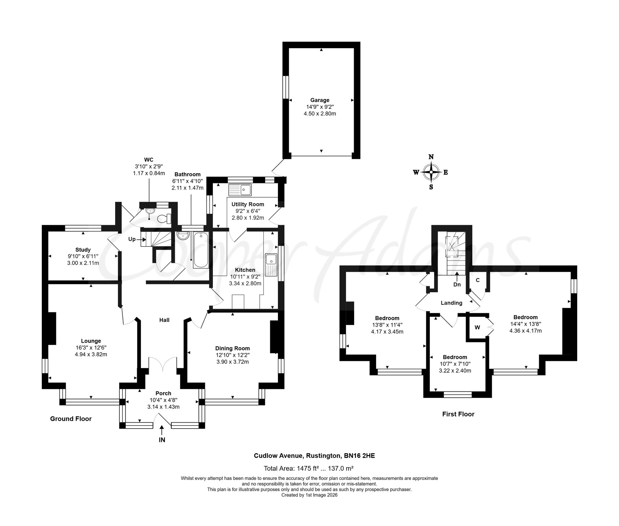 12 Cudlow Avenue, Littlehampton floorplan