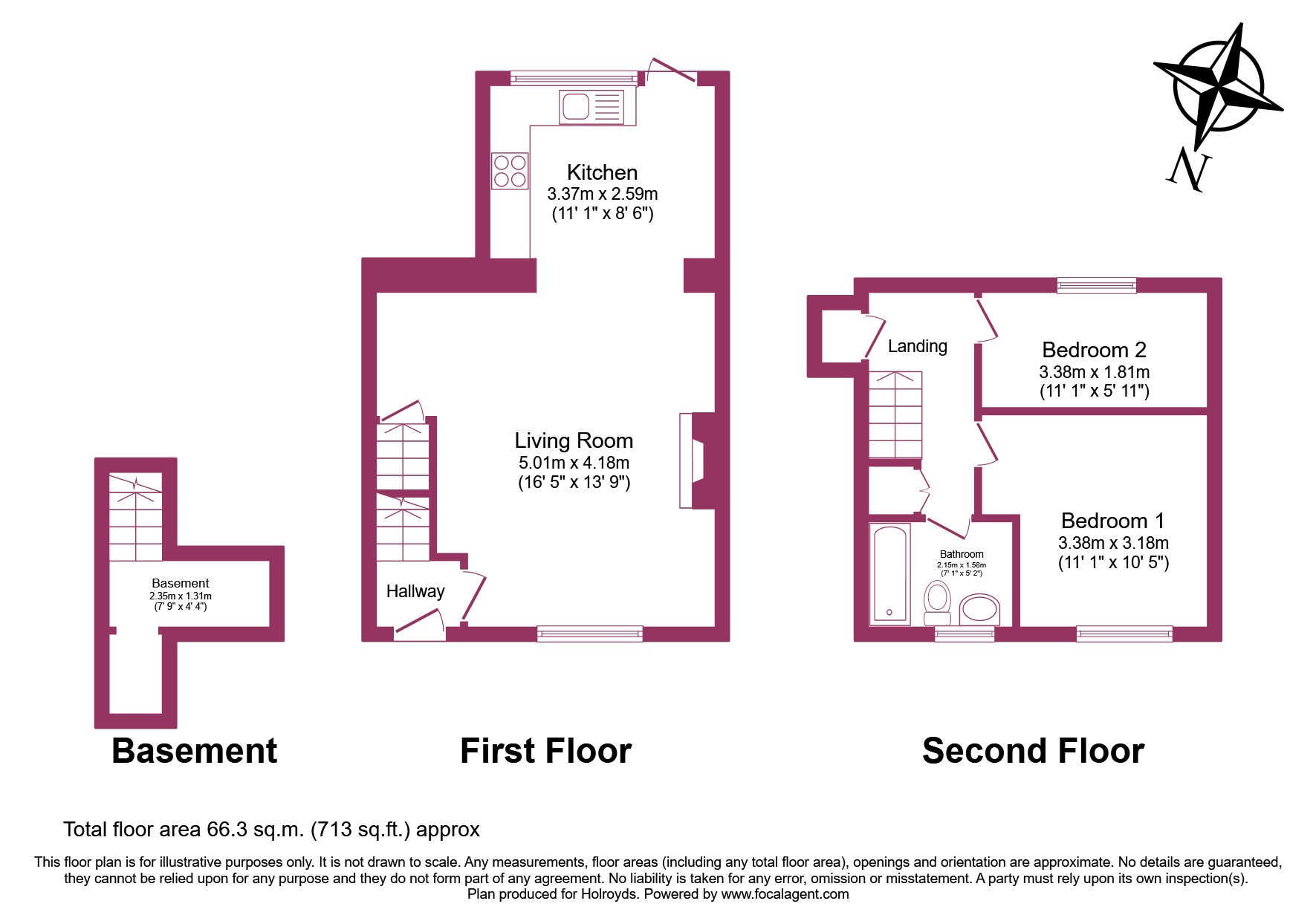 Haworth Road, Cross Roads, Keighley BD22, 2 bedroom terraced house for