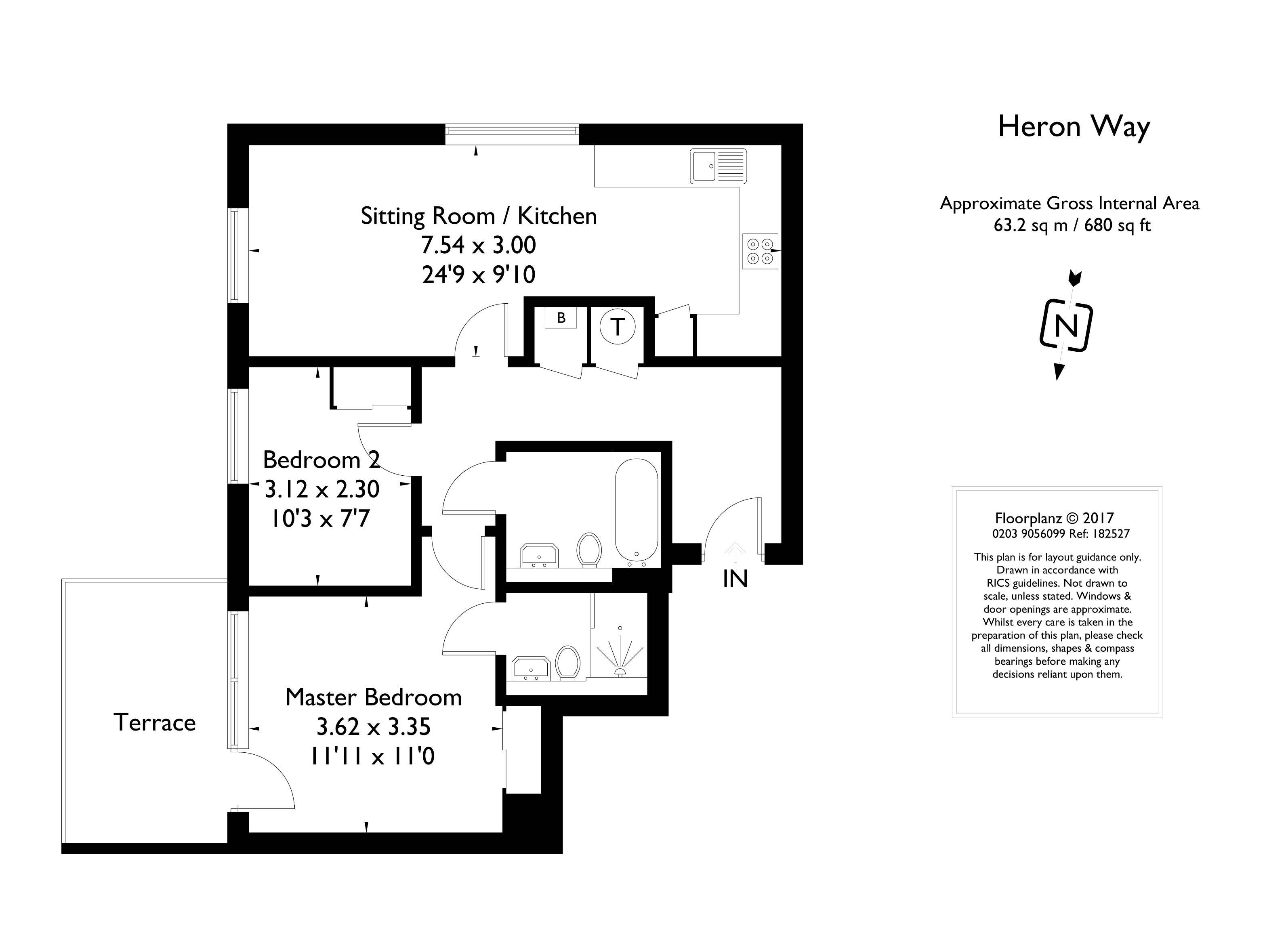 2 Bedrooms Flat to rent in Heron Way, Maidenhead SL6