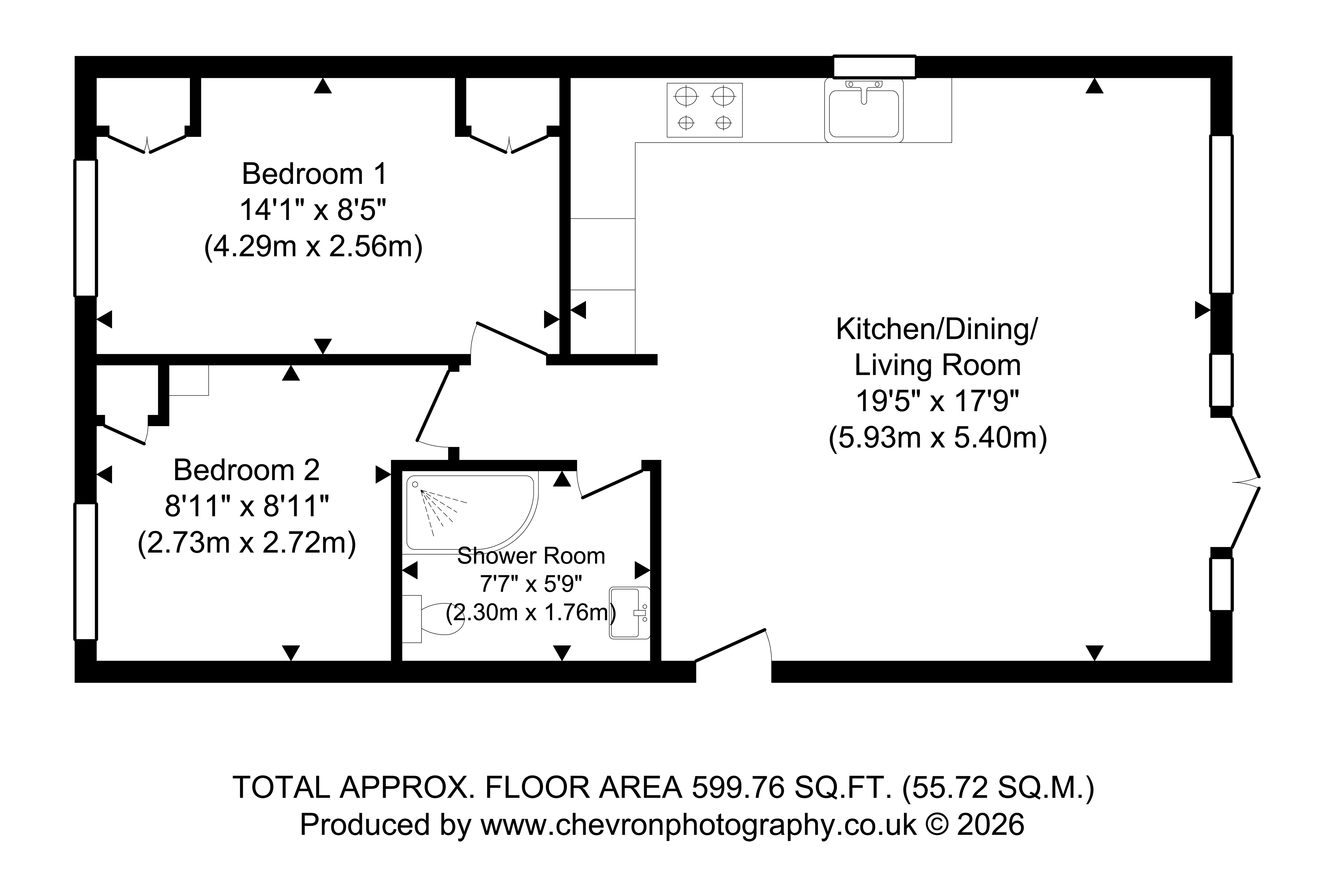4 Quakers Yard, Water Street, Sudbury floorplan