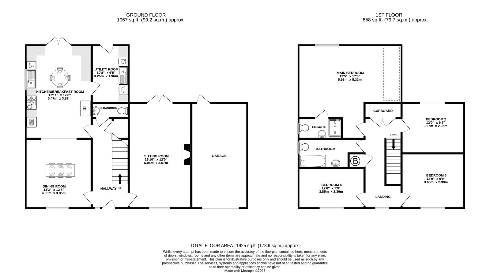 8, Winding Pool Close, Dymock floorplan