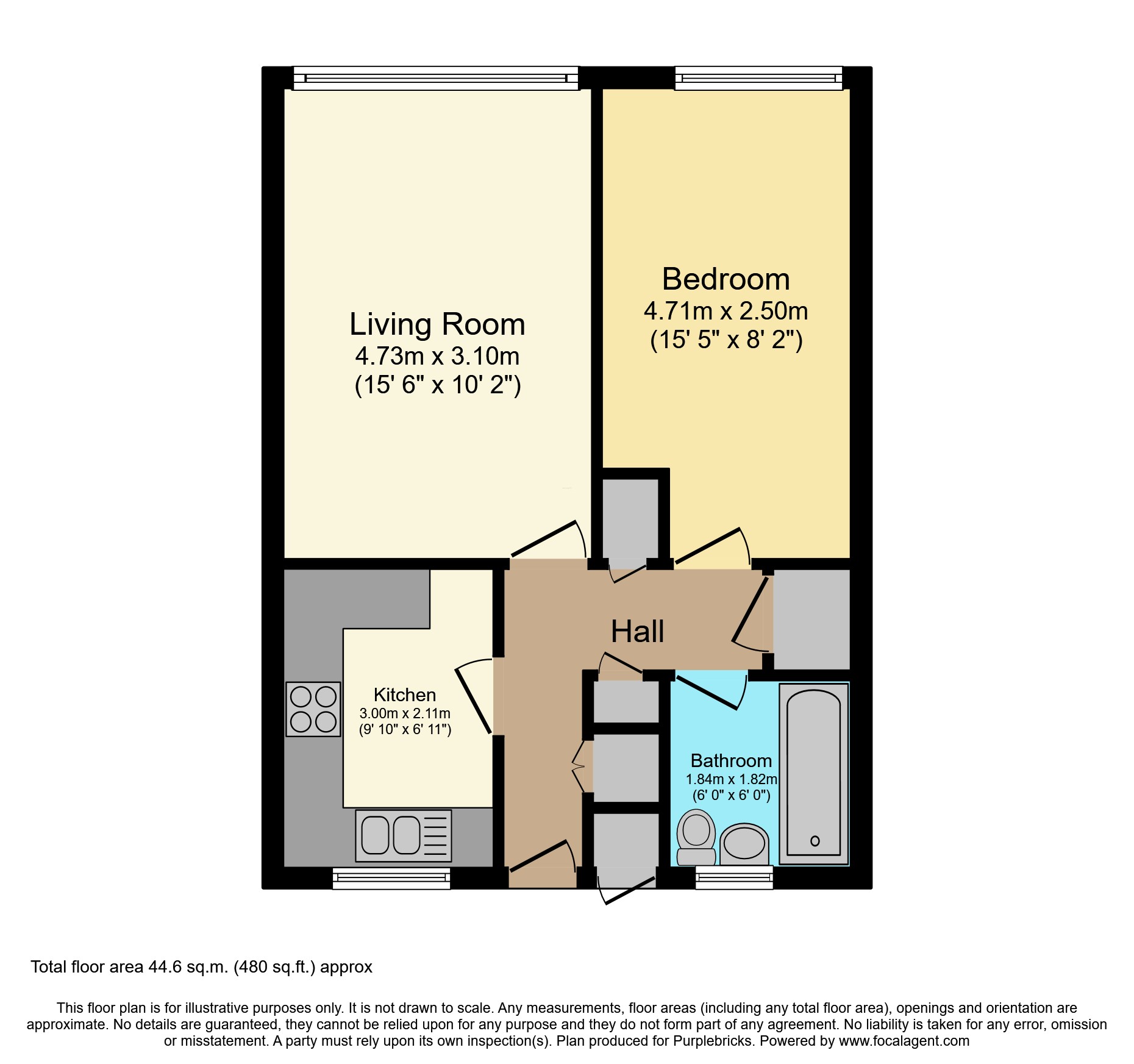 1113, High Road, Romford floorplan