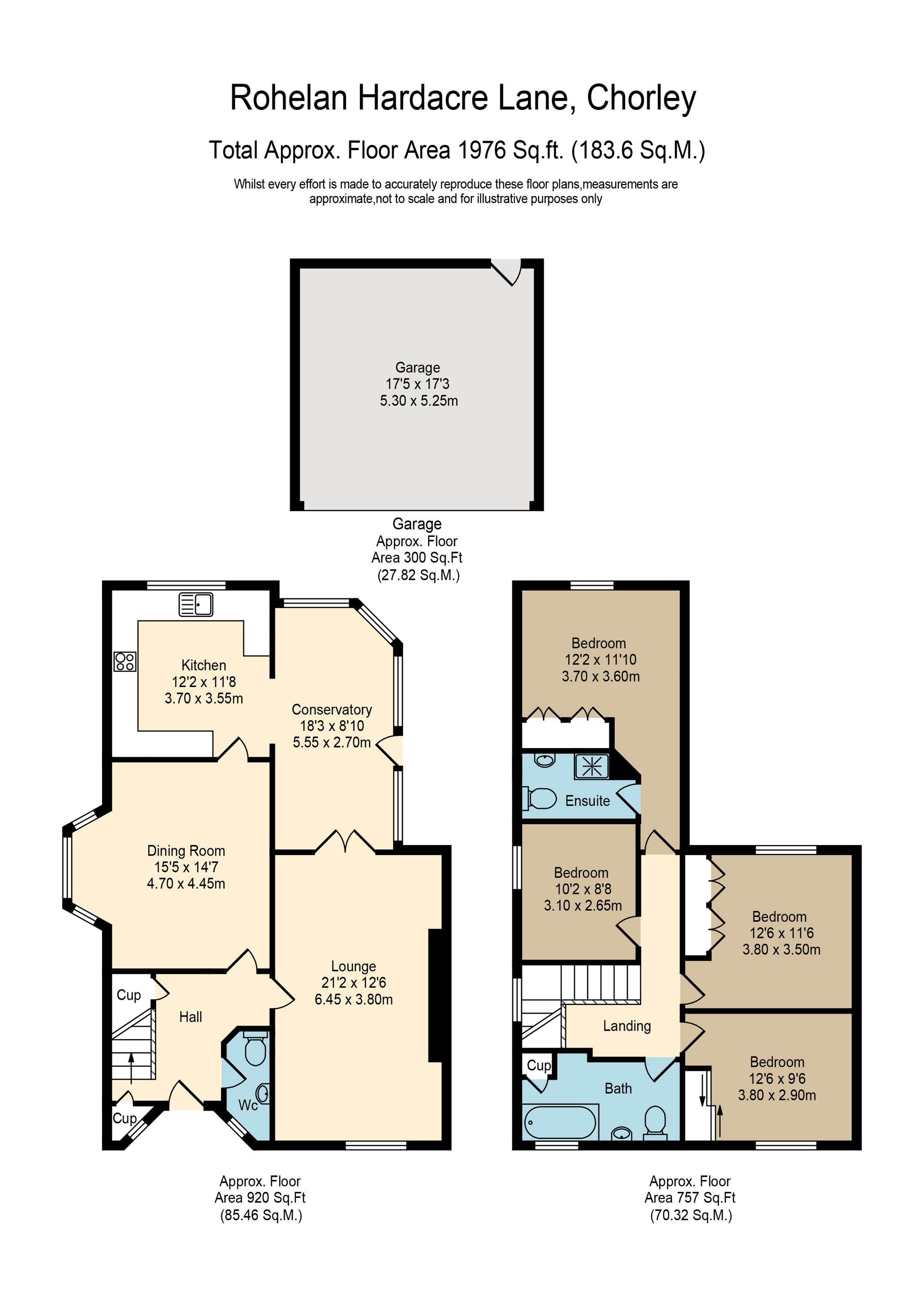 Rohelan Hardacre Lane, Chorley floorplan