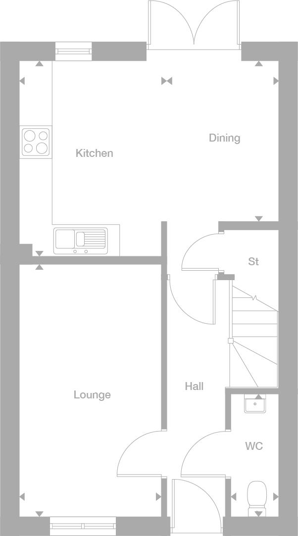 159, Bluebell Drive, Newark On Trent, Nottinghamshire floorplan