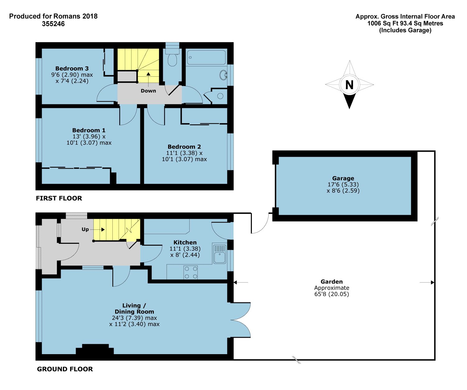 3 Bedrooms Semi-detached house for sale in Telford Way, High Wycombe, Buckinghamshire HP13