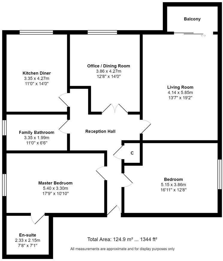Flat 3, Hesketh Manor, Southport floorplan