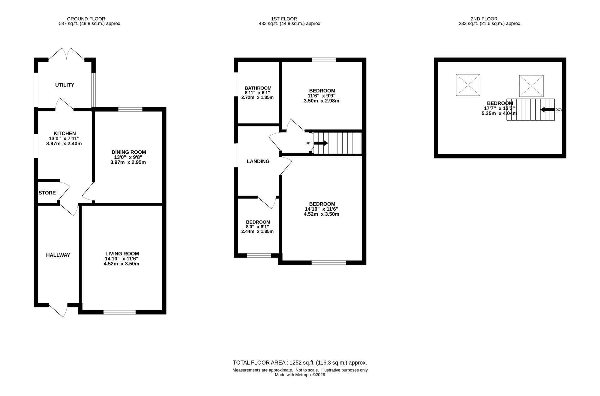 20 Oxford Drive, Stockport floorplan