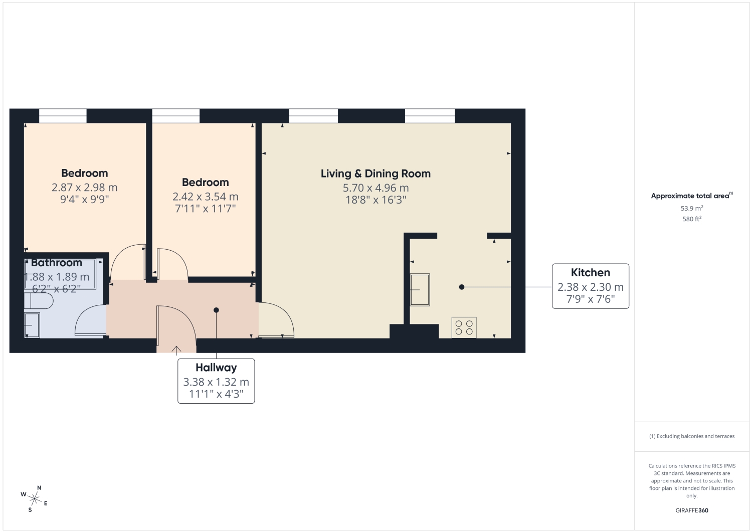 10, The Warehouse Victoria Quays, Wharf Street, Sheffield floorplan