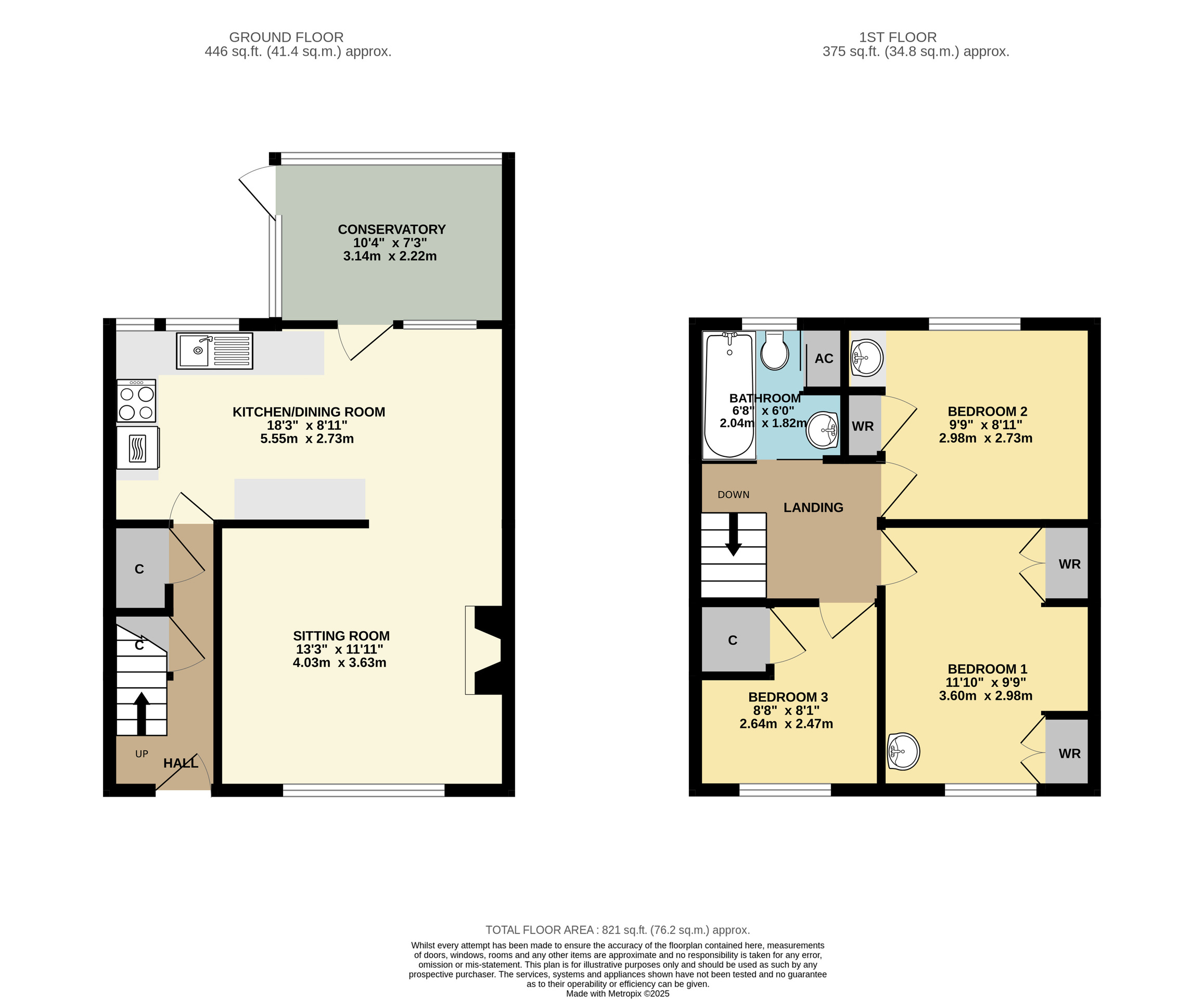 15 Bower Hinton, Martock floorplan