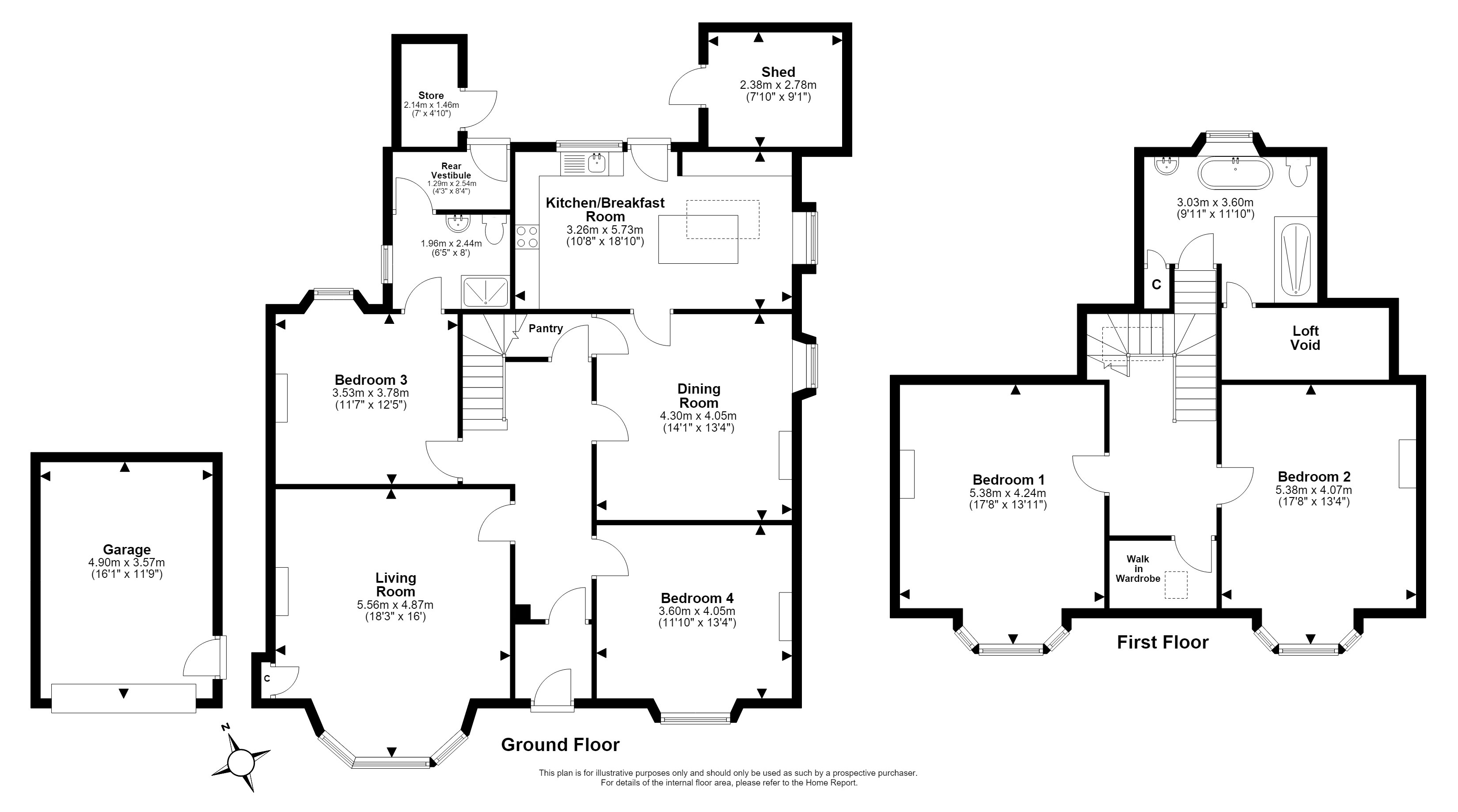 14, Lady Brae, Gorebridge floorplan