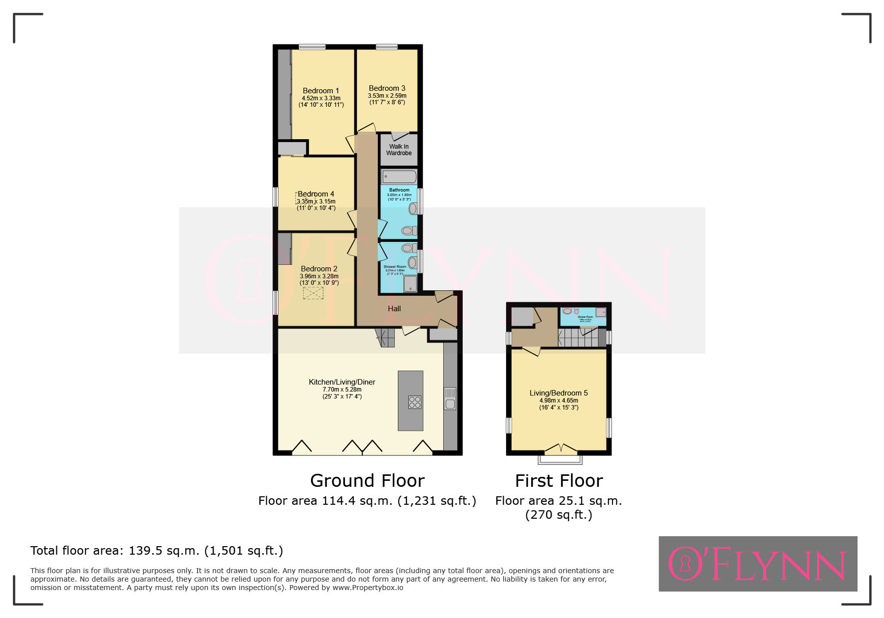 54 Faire Road, Leicester floorplan