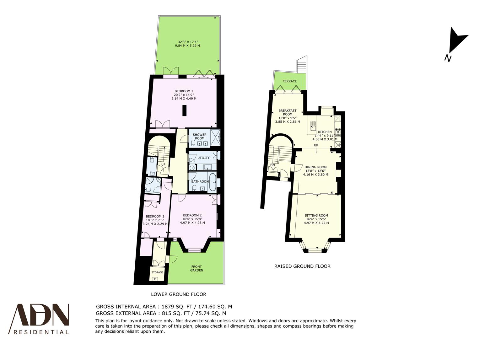 One - Two, Five, King Henrys Road, London floorplan