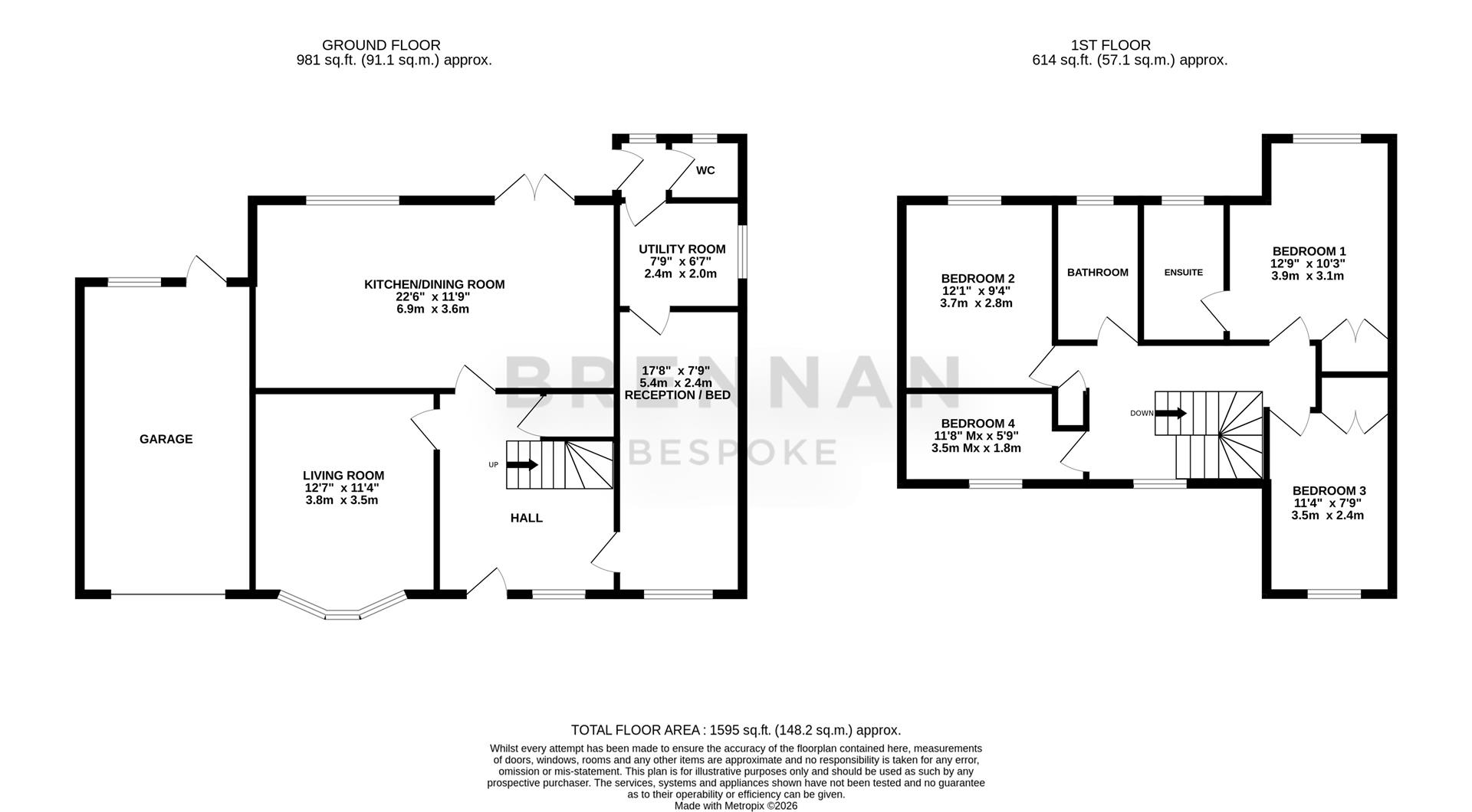 100, Connolly Drive, Kettering floorplan