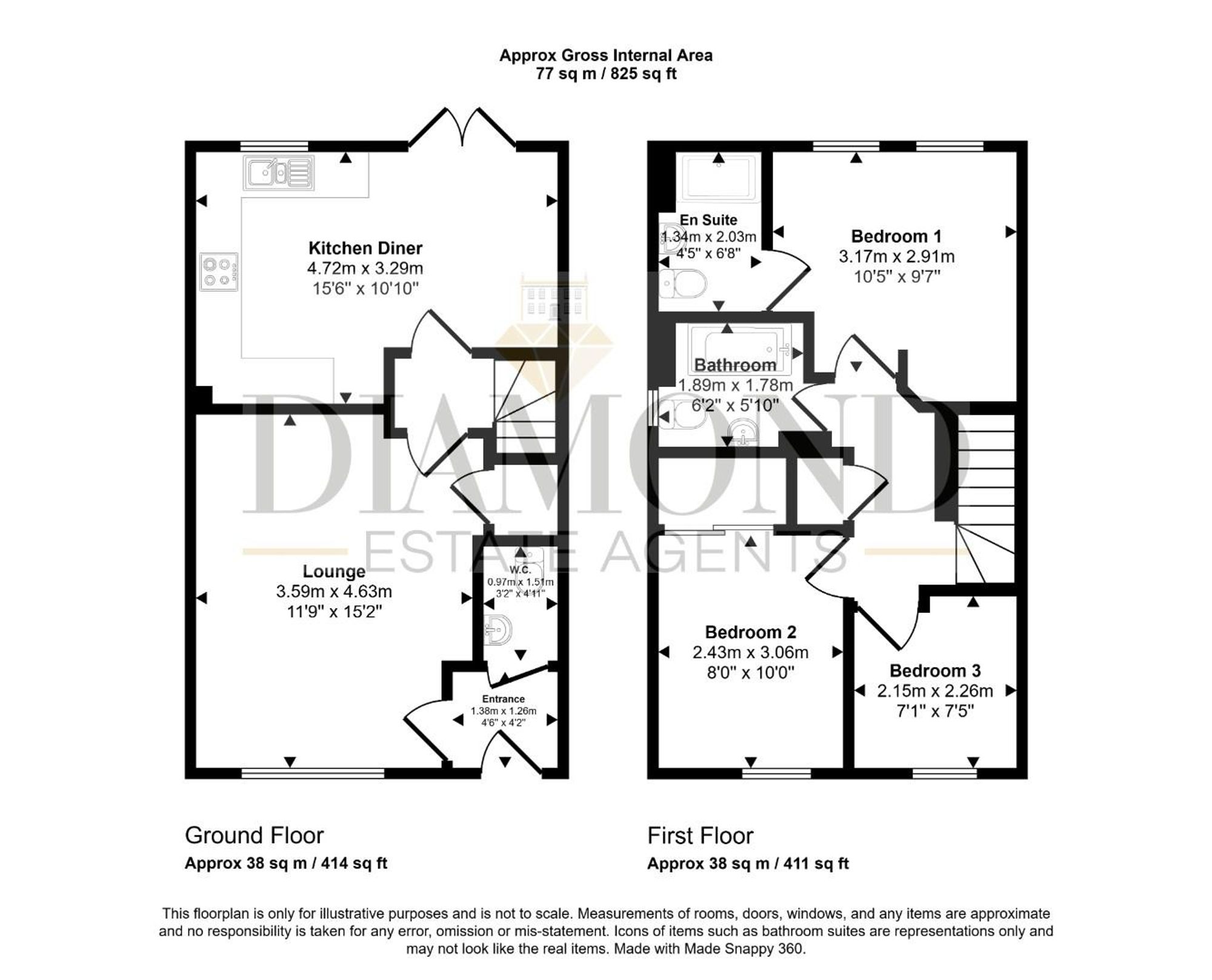 10 Champion Way, Tiverton floorplan