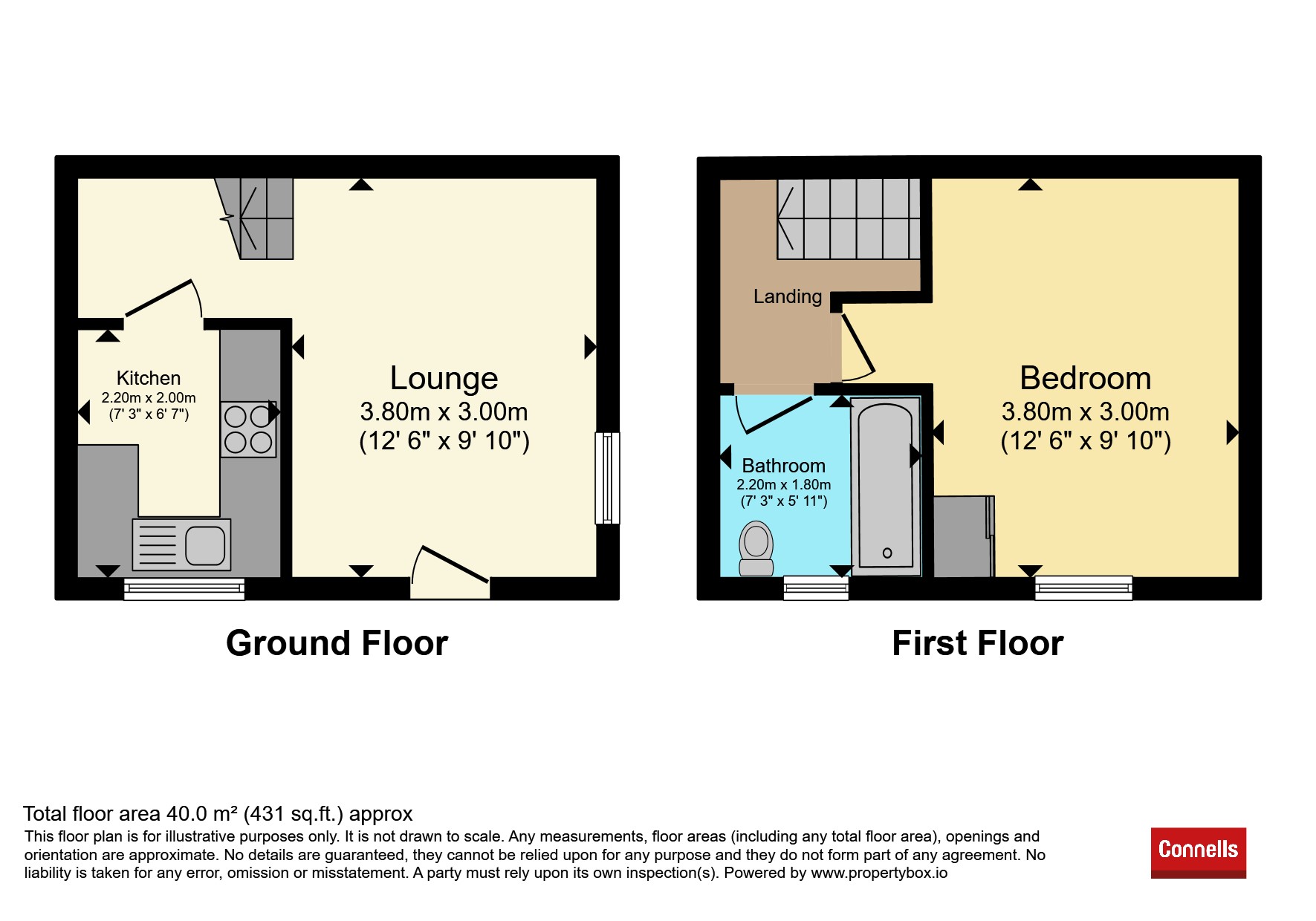 6, Linbridge Way, Luton floorplan