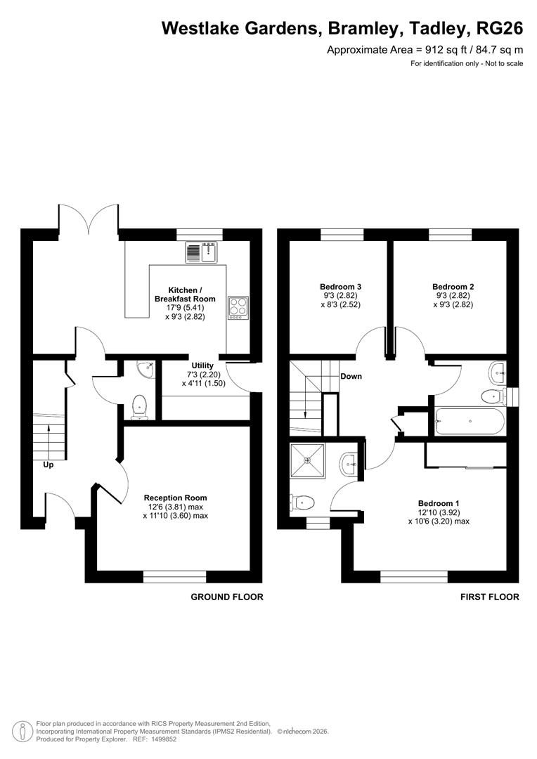 17, Westlake Gardens, Tadley floorplan