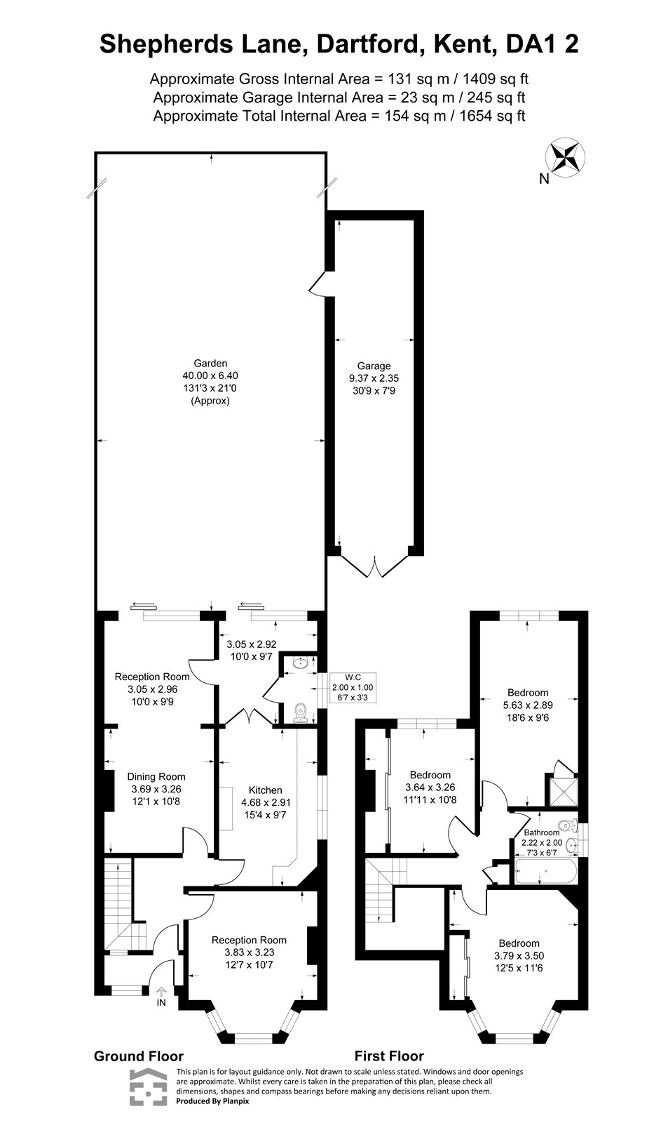 109, Shepherds Lane, Kent floorplan