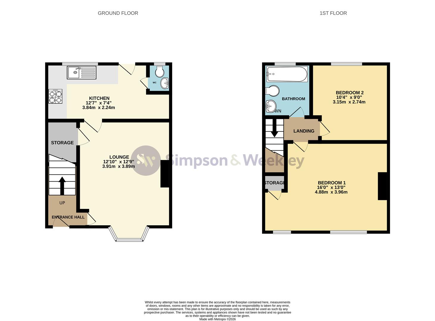 41, Ashfield Road, Wellingborough floorplan