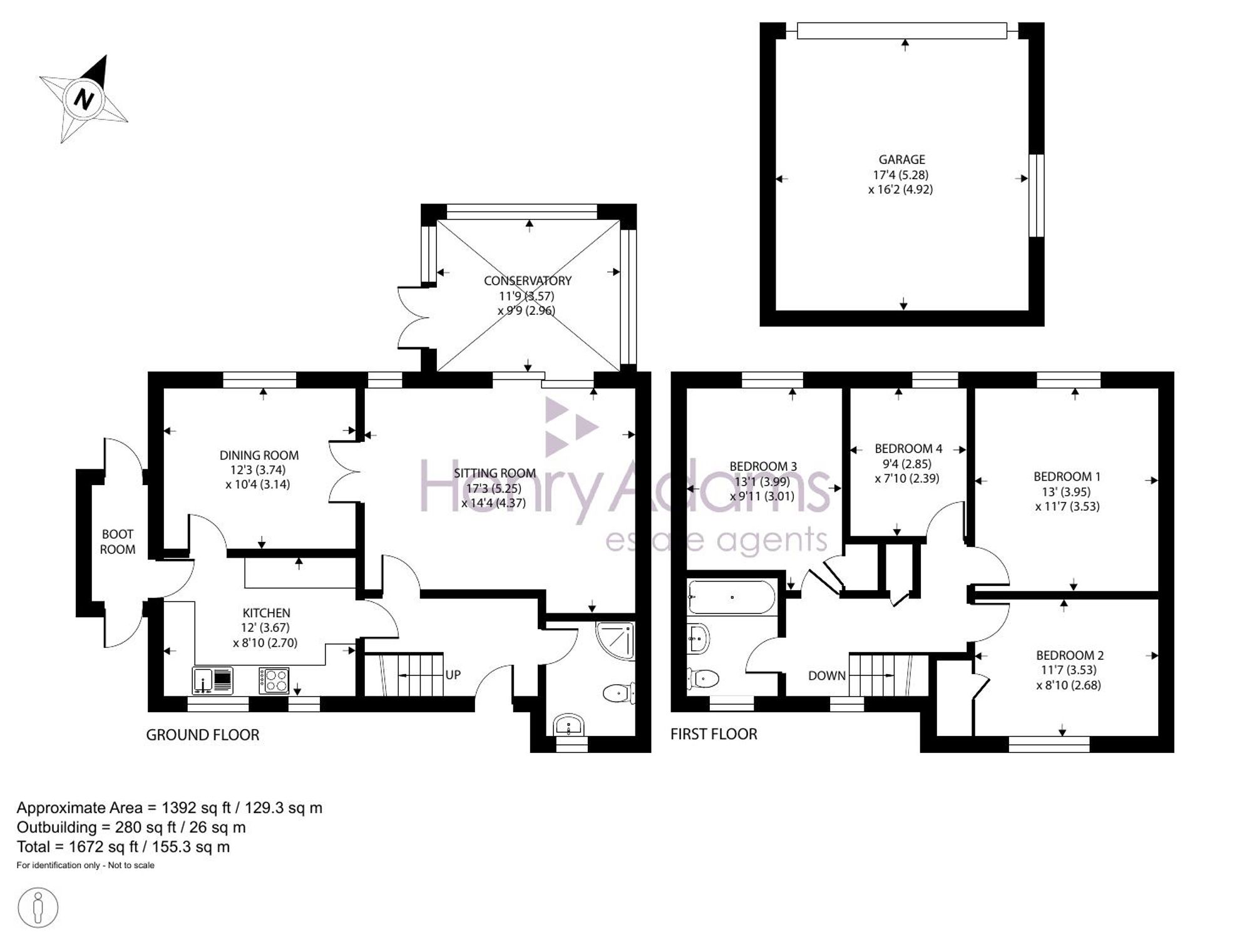 329 London Road, Waterlooville floorplan