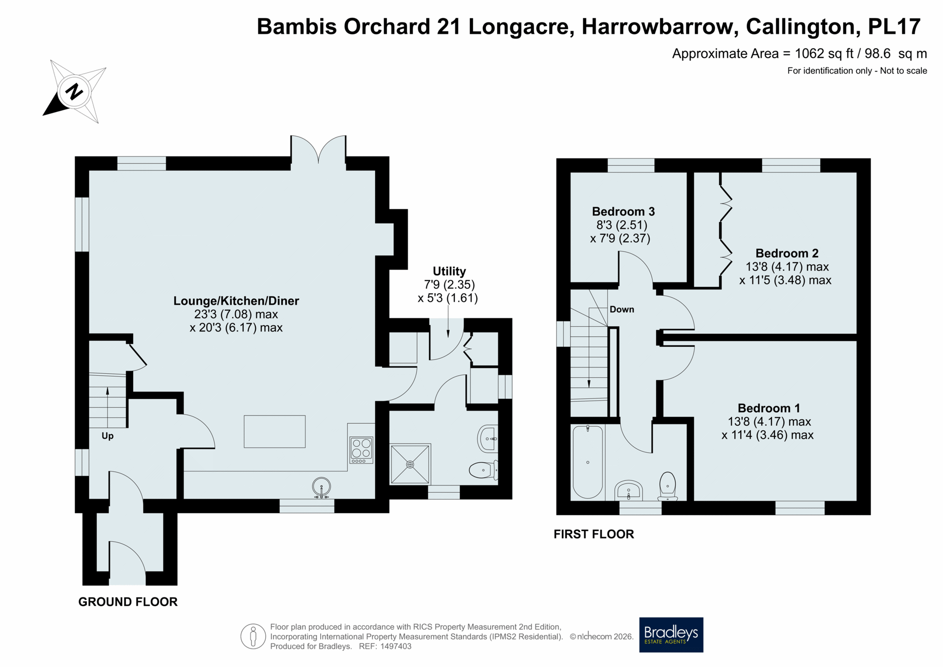 Bambis Orchard, 21, Longacre, Callington floorplan