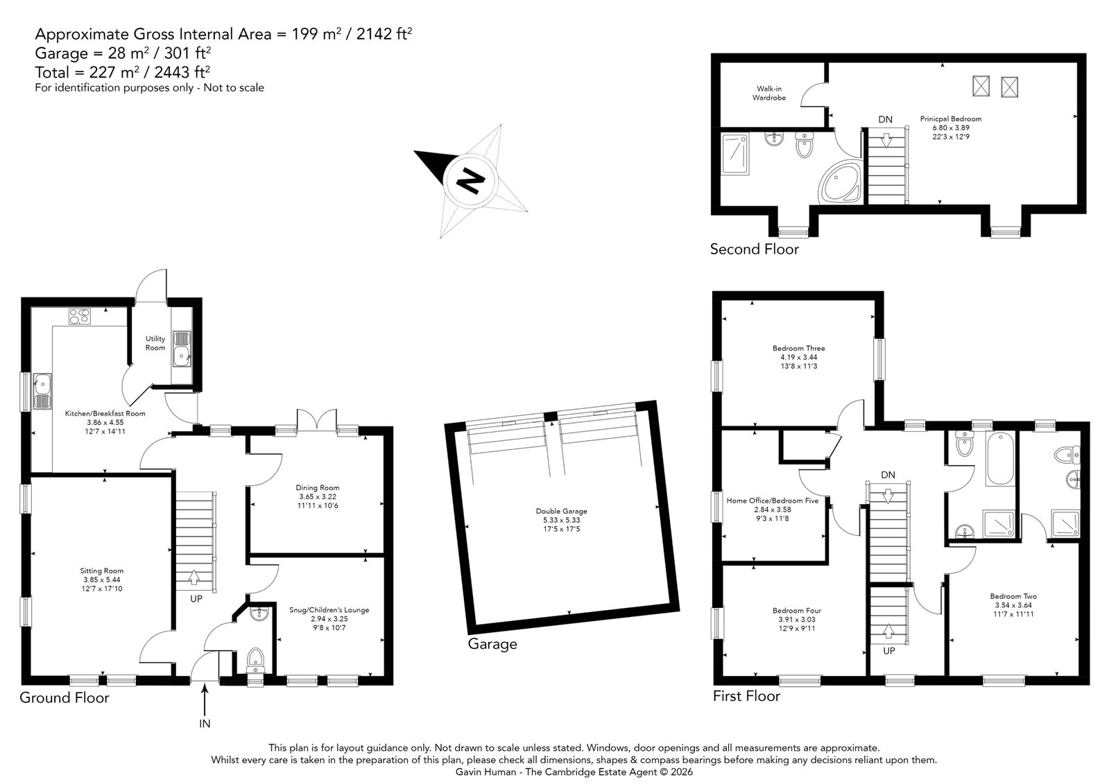 14, Holland Walk, Longstanton floorplan