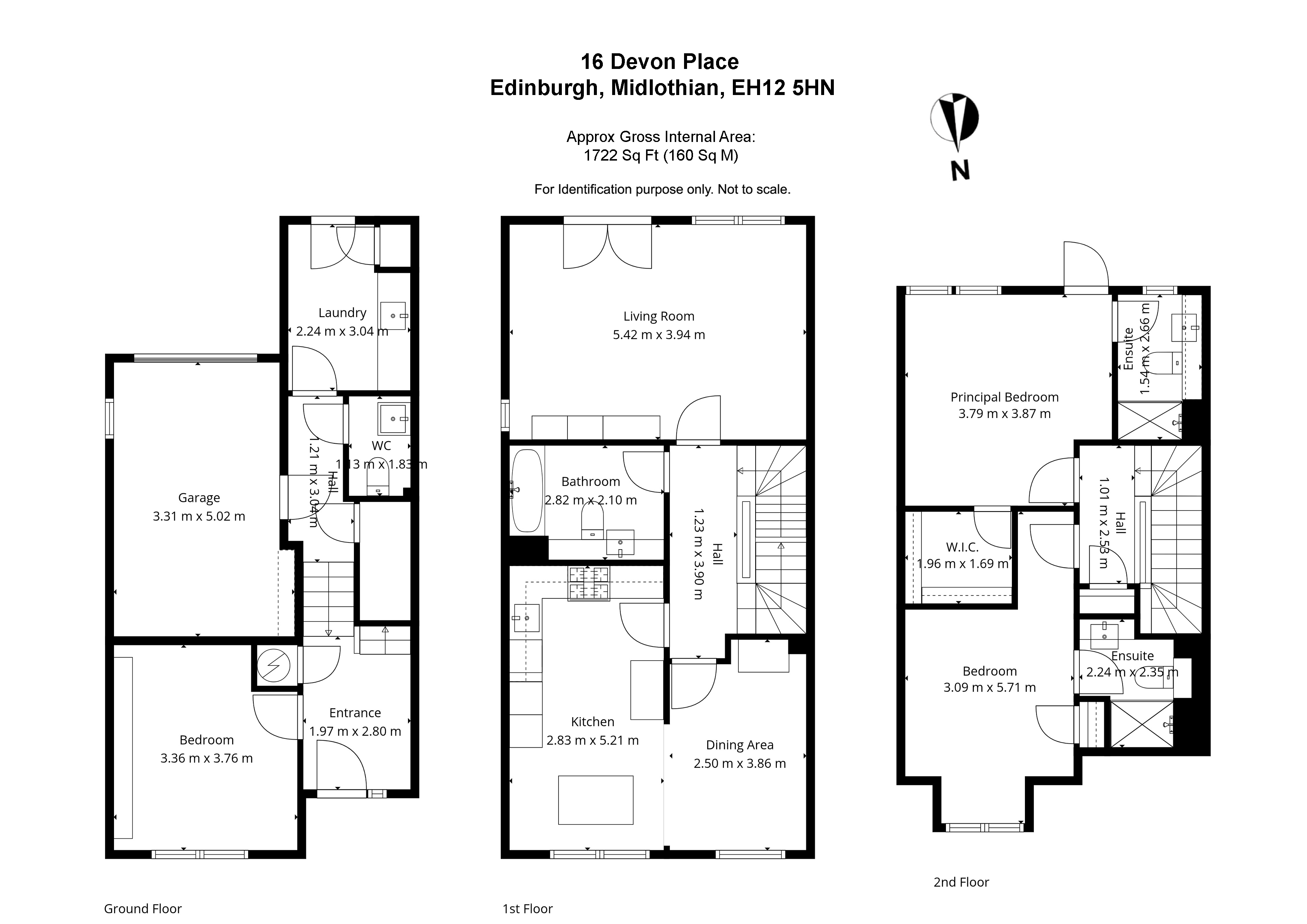 16, Devon Place, Edinburgh floorplan