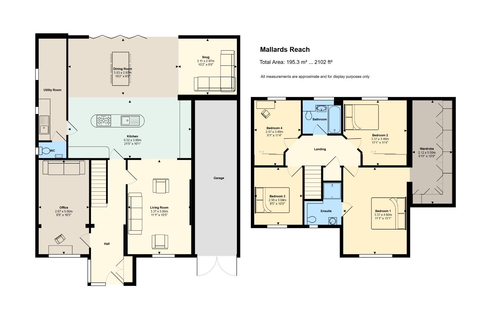 1, Mallards Reach, Cardiff floorplan